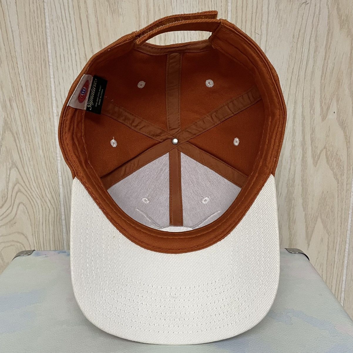 Other Texas Longhorns Horns Signatures Orange White Strapback Hat Size ONE SIZE - 7 Thumbnail