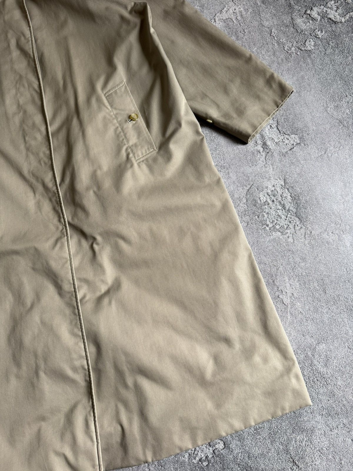 Burberry × Burberry Prorsum × Vintage Burberry 14Long burberrys beige trench coat light jacket 90s Size XL / US 12-14 / IT 48-50 - 14 Thumbnail