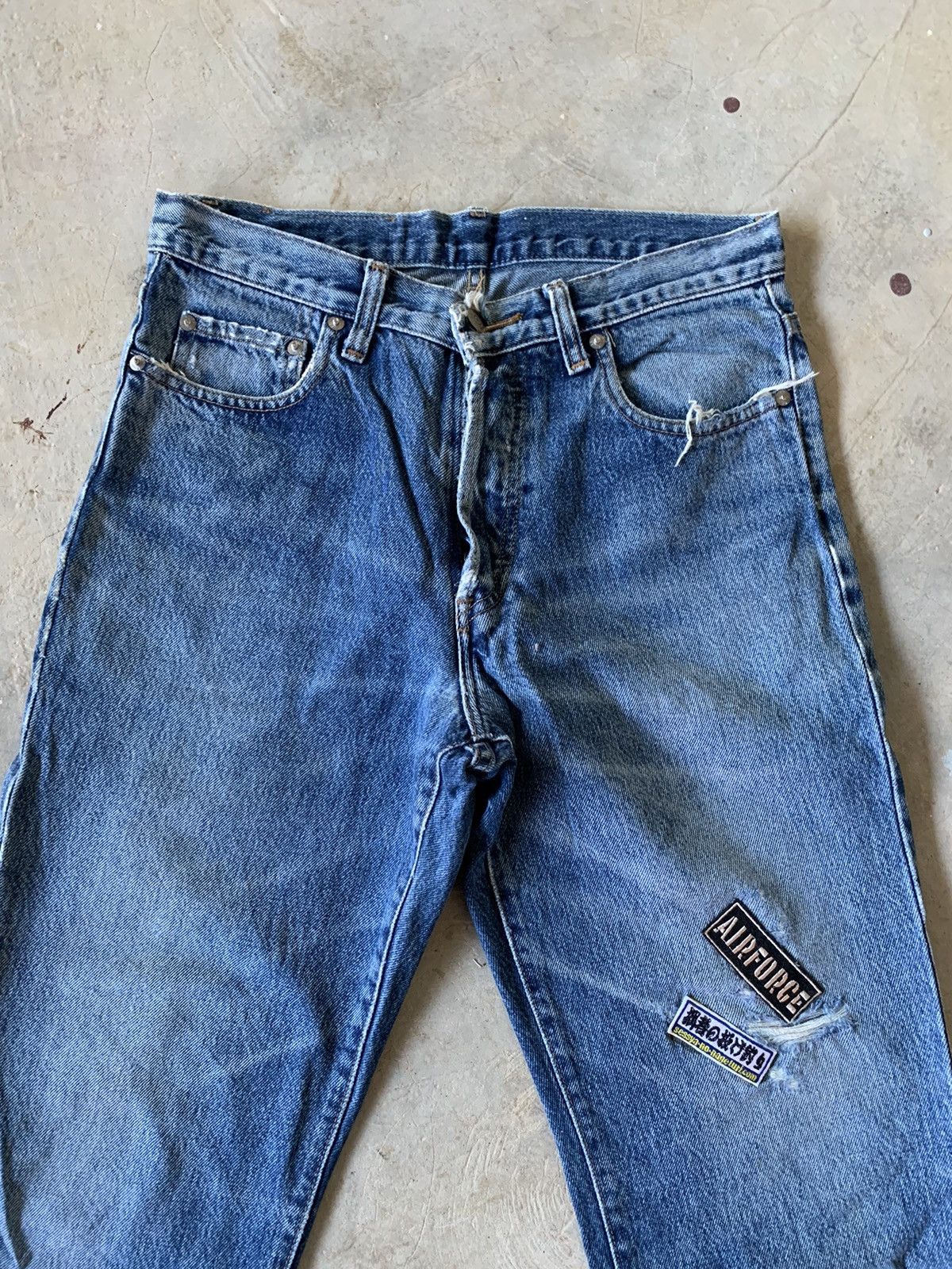RRL Ralph Lauren Vintage Double RRL Ralph Lauren Made In Usa Distressed Denim Size US 30 / EU 46 - 8 Thumbnail