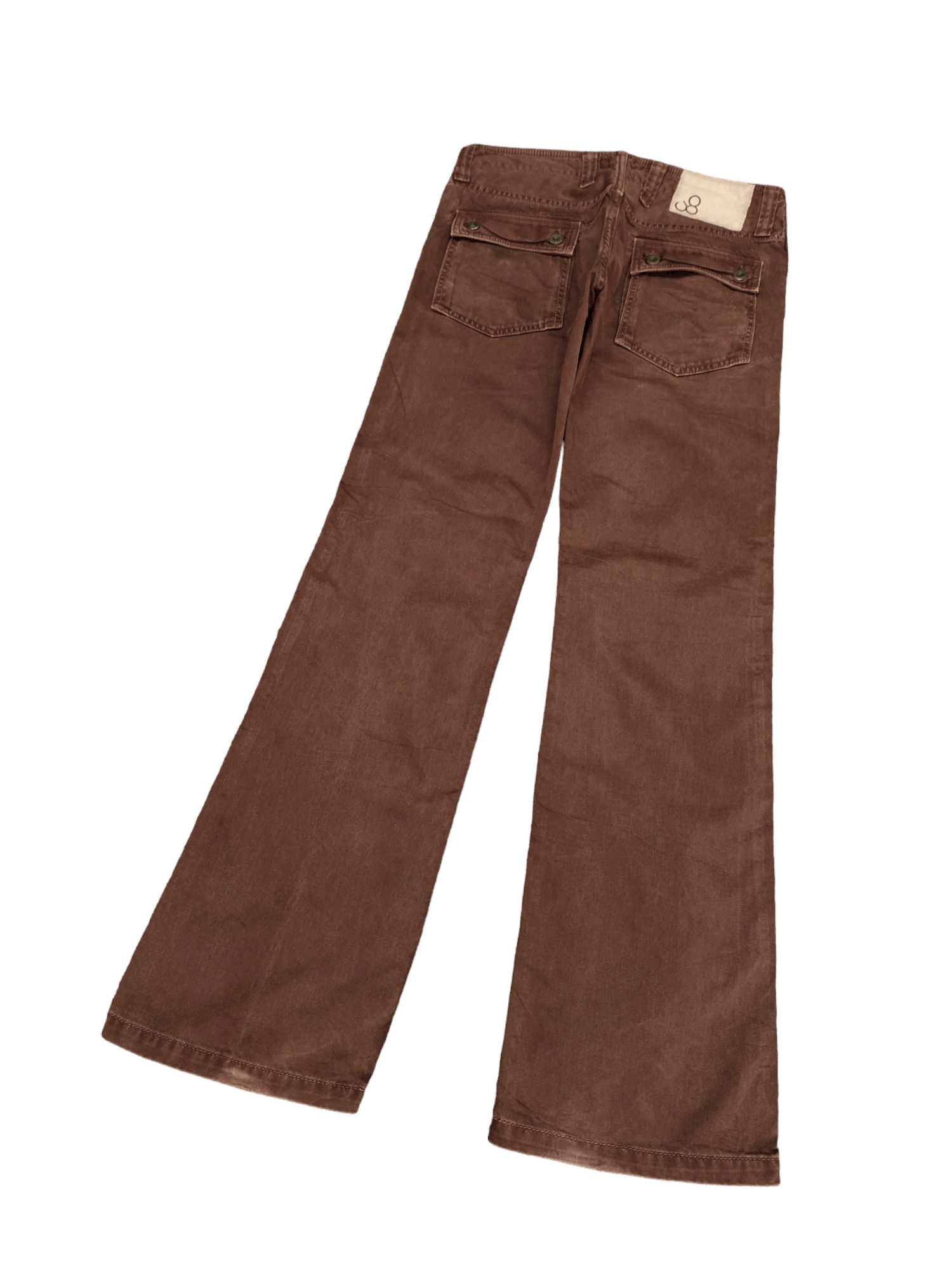 If Six Was Nine Flare Pants Johnbull Waxed Fatigue Multi Pocket Bootcut Size US 31 - 12 Thumbnail