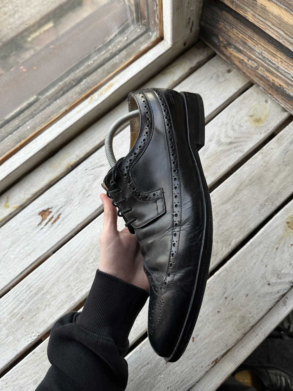 Melvin & Hamilton LUXURY 🚨 MELVIN & HAMILTON VNTG SHOES MEN BLACK LUXURY RARE Size US 12 / EU 45 - 11 Thumbnail