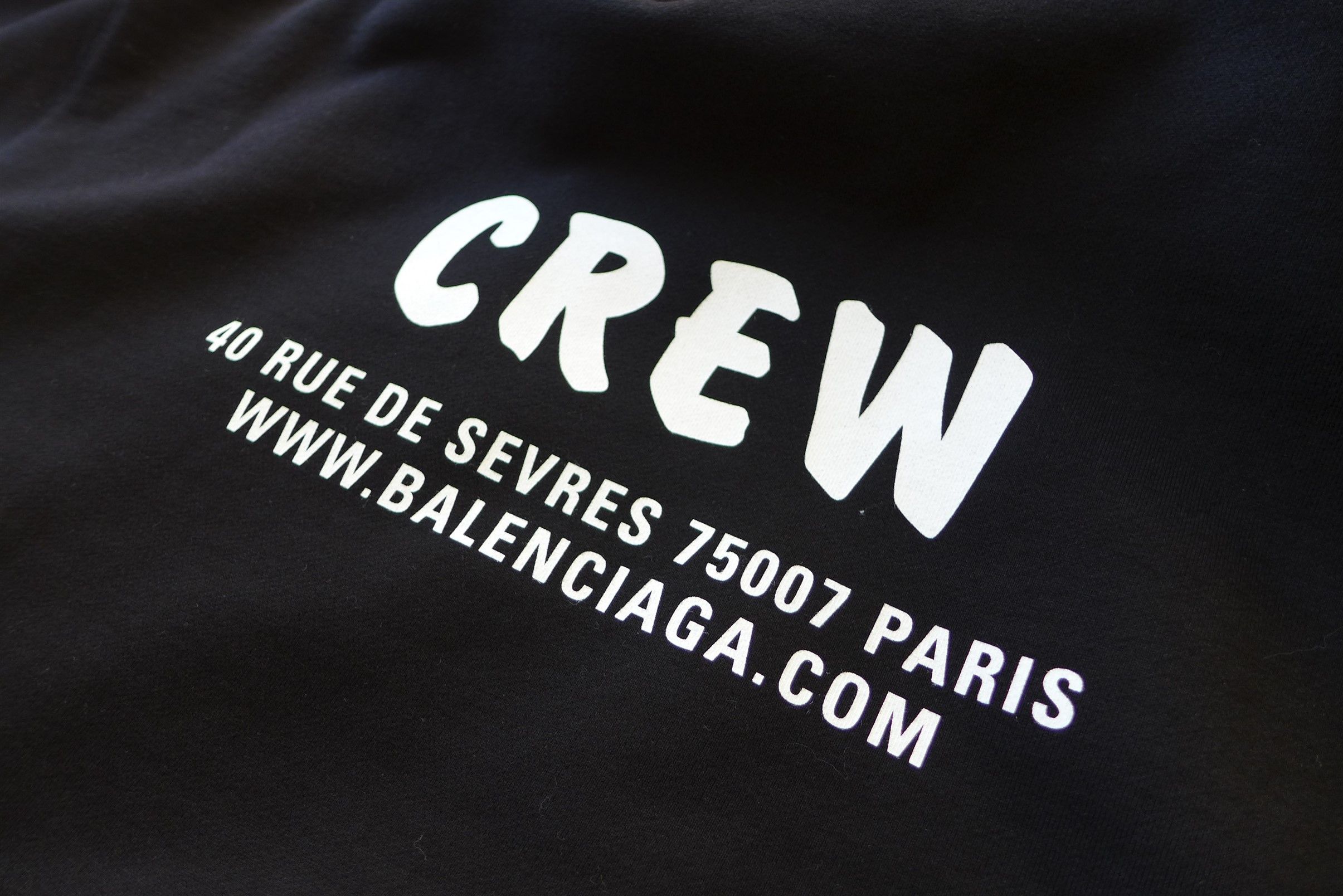 Balenciaga Balenciaga FW20 Crew Hoodie - Black Cotton Size US S / EU 44-46 / 1 - 8 Thumbnail