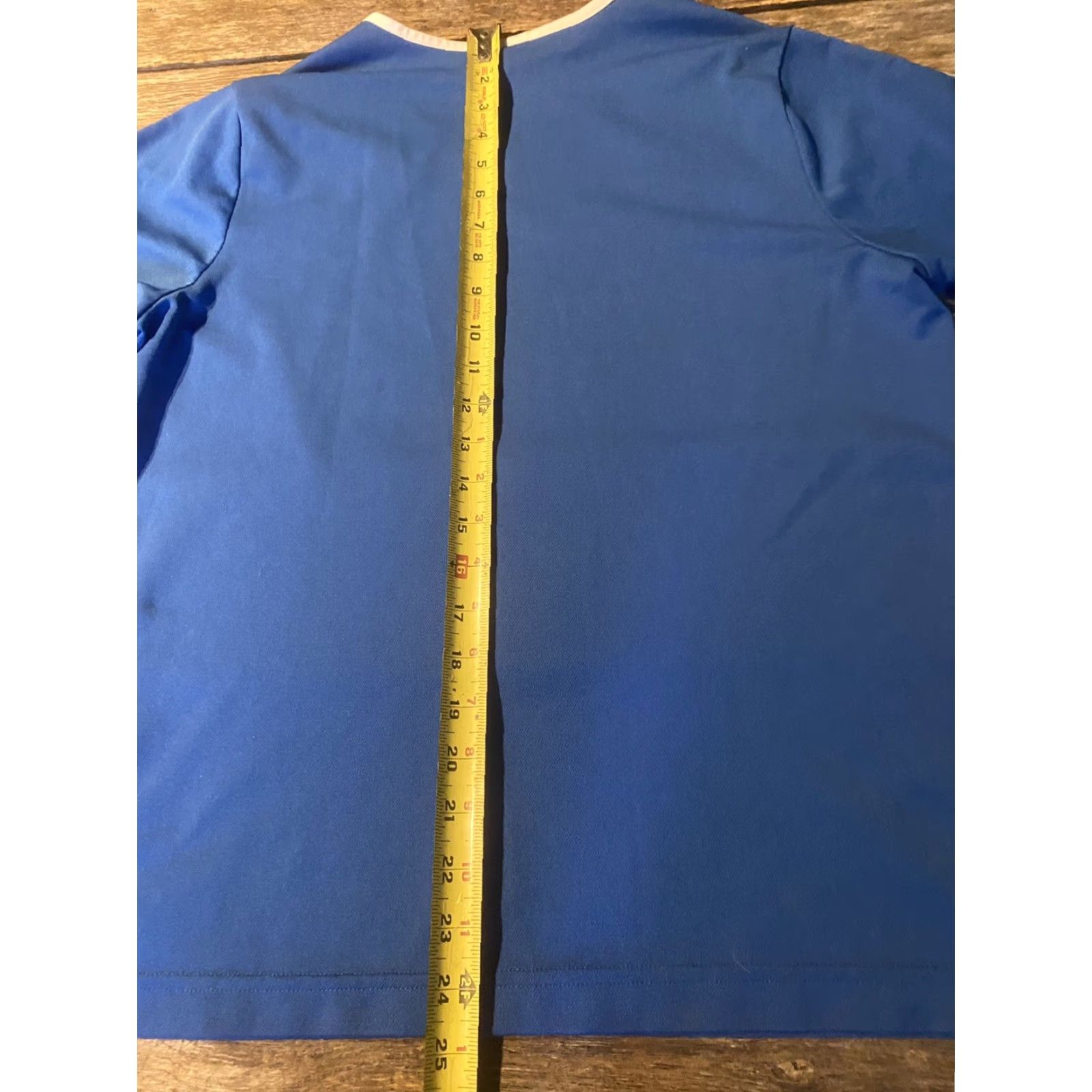 Nike VINTAGE Nike Blue Short Sleeve Soccer Jersey Women L 12-14 Sports T-Shirt Size L / US 10 / IT 46 - 7 Thumbnail