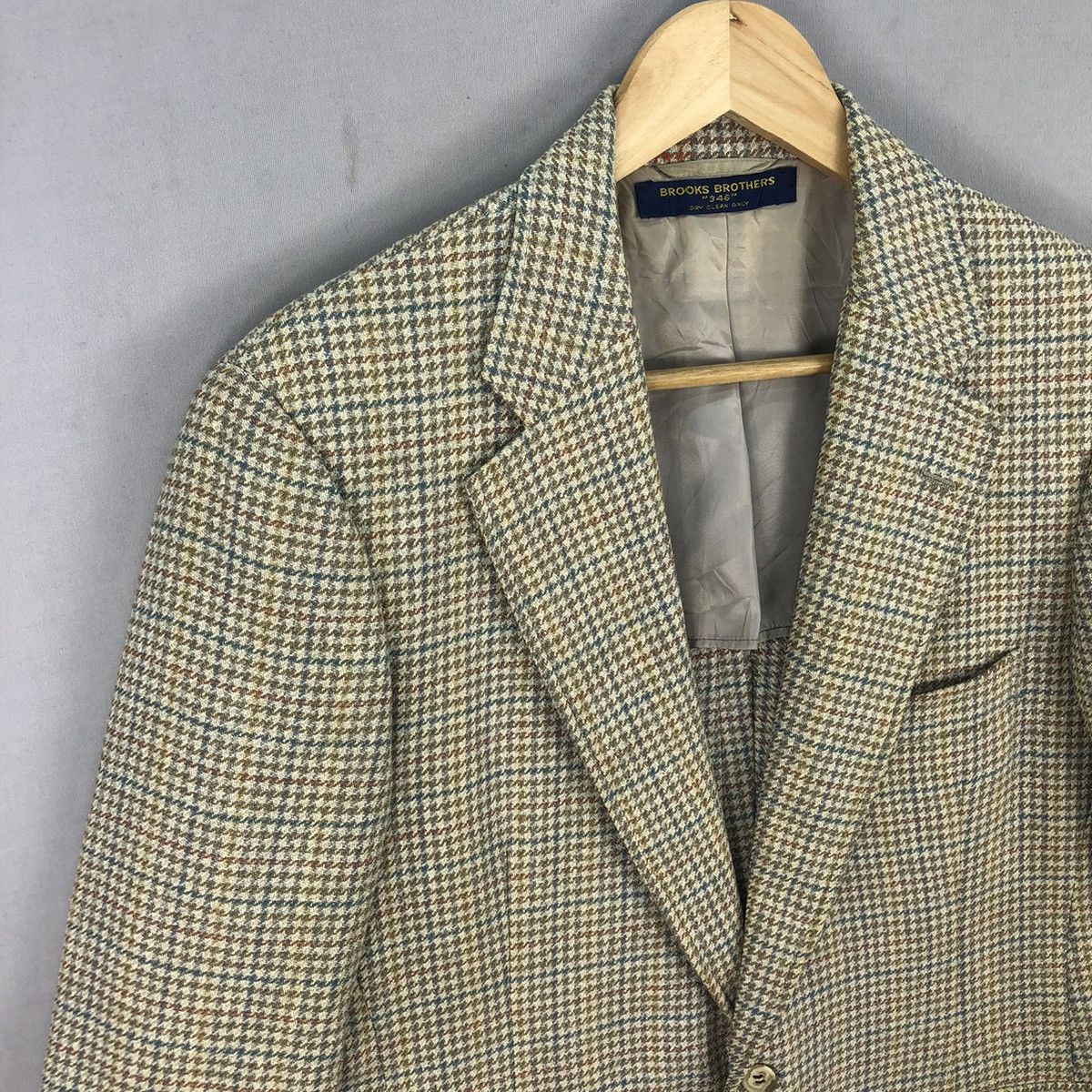 Brooks Brothers Vintage 80’s Brooks Brothers Multicolour Houndstooth Blazer Size US S / EU 44-46 / 1 - 2 Thumbnail