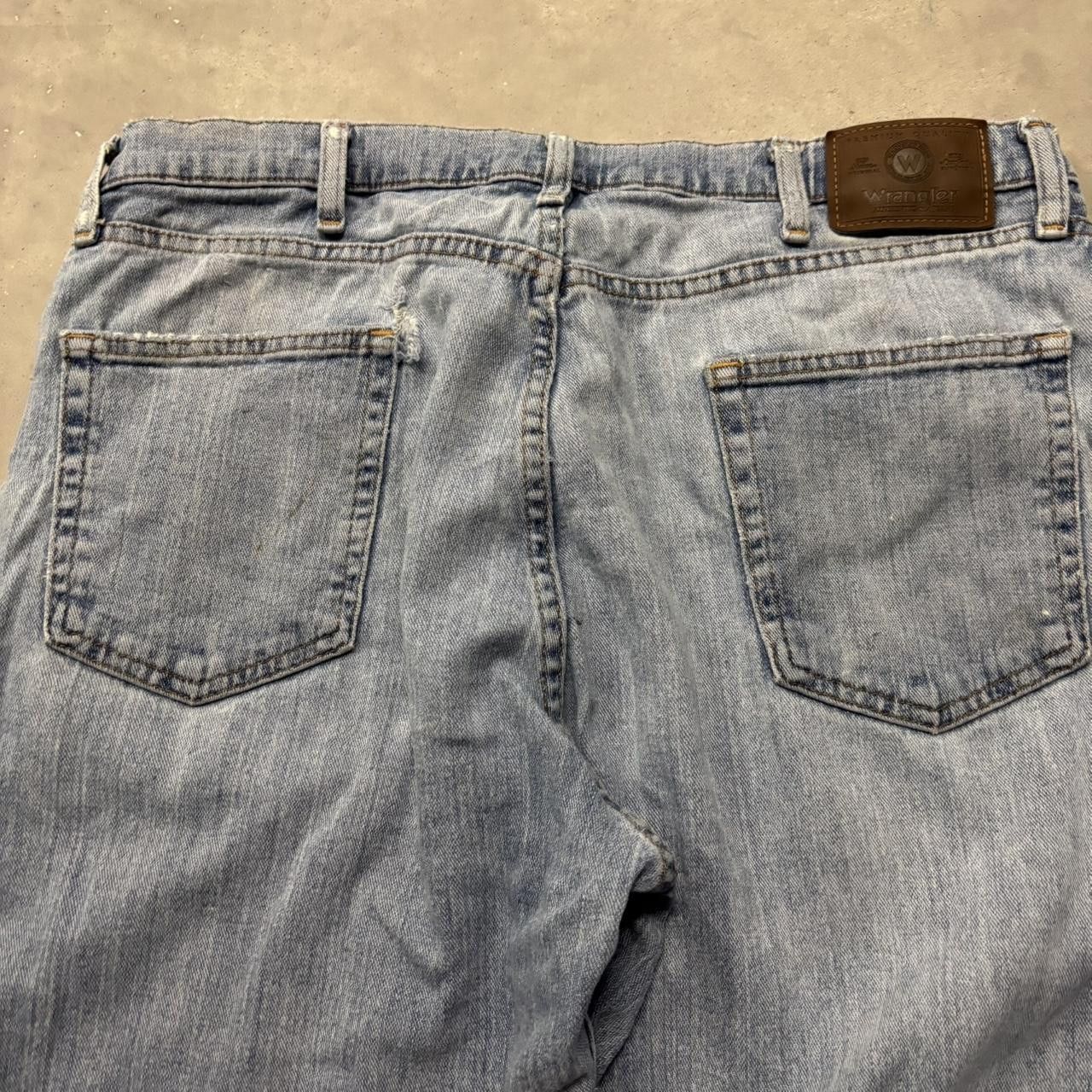 Japanese Brand × Vintage Crazy Vintage Y2K/2000s Grunge Light Wash Denim Jeans! Size US 36 / EU 52 - 7 Thumbnail