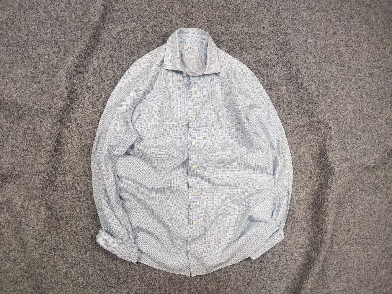 L.B.M. 1911 l.b.m. 1911 Design Light blue button-down long sleeves Shirt Size US M / EU 48-50 / 2 - 1 Thumbnail