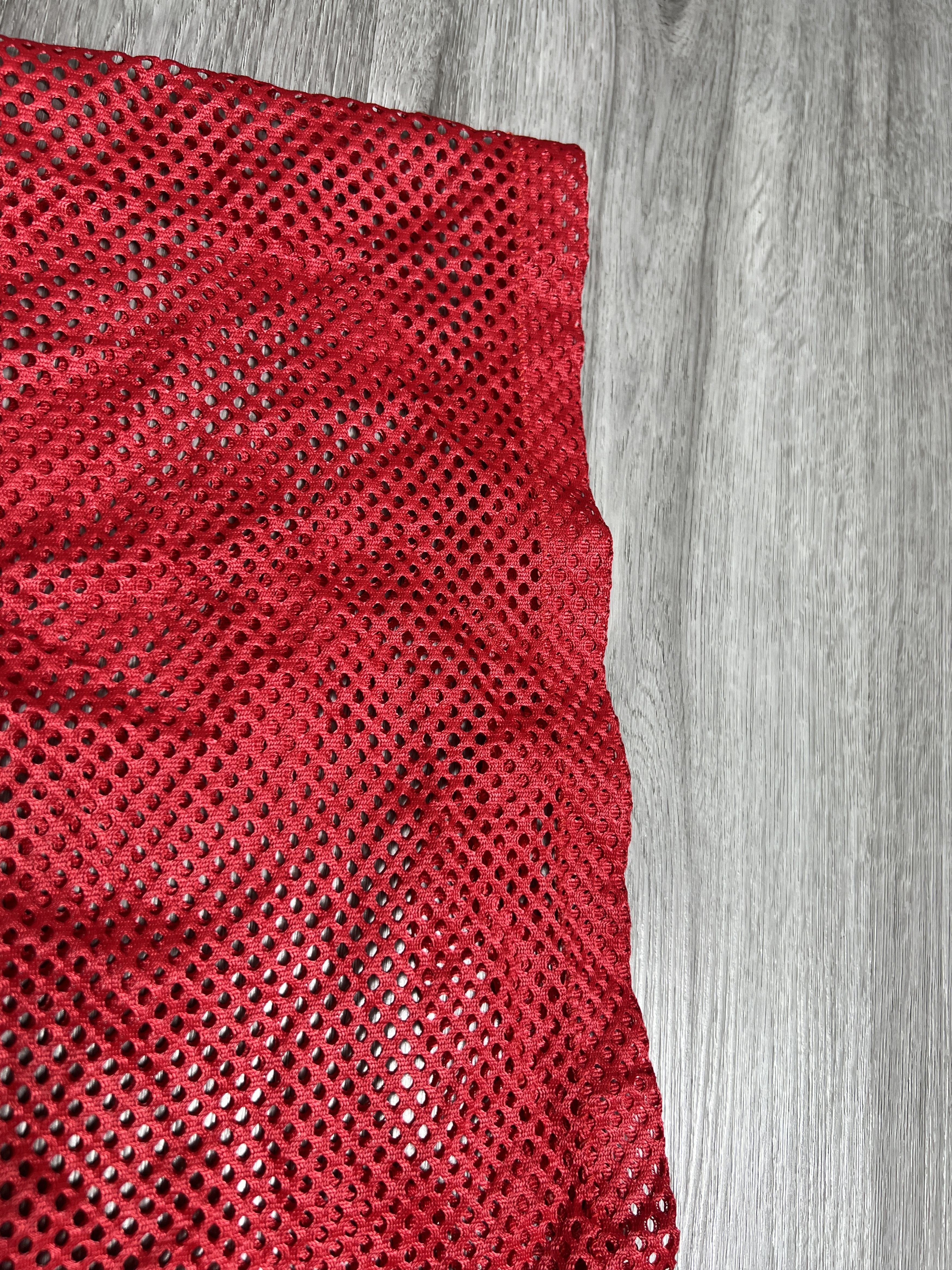 Vintage Y2K Vintage Bike Athletic Red Mesh Jersey (XXL) GTME641 Size US XXL / EU 58 / 5 - 4 Thumbnail
