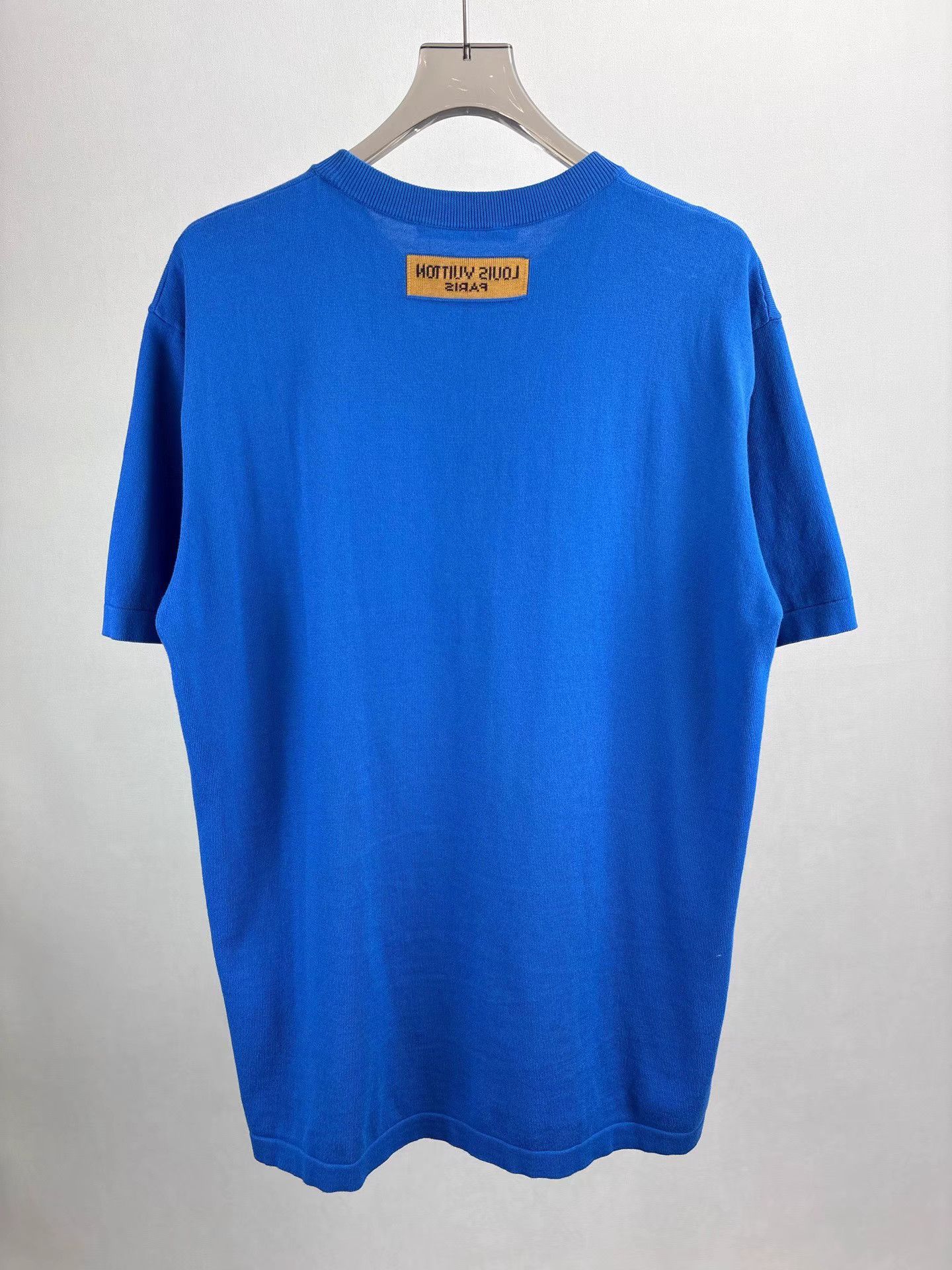 Louis Vuitton LOUIS VUITTON Blue Knit Capsule Short Sleeve K1 Size US XXL / EU 58 / 5 - 2 Thumbnail