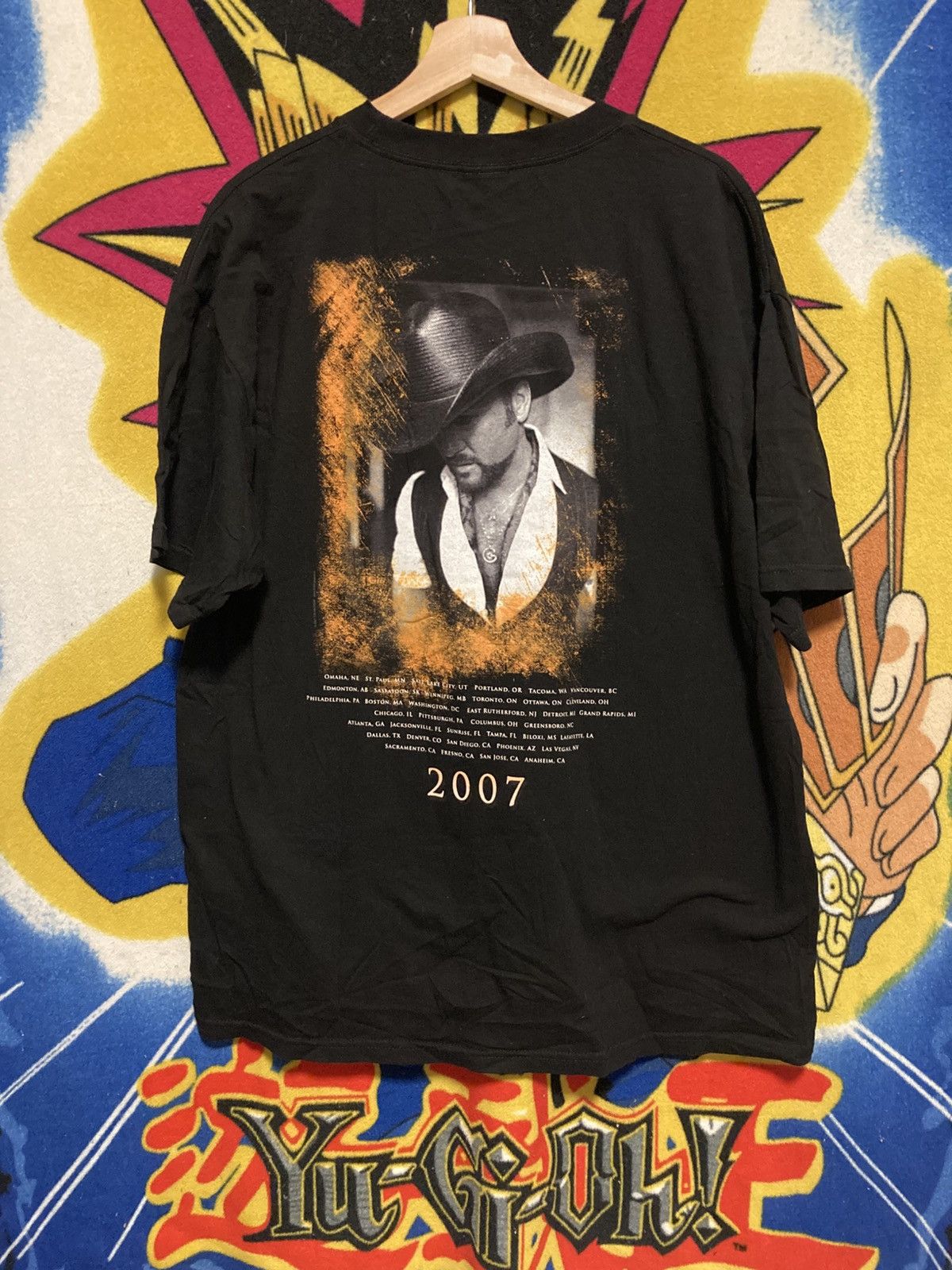 Band Tees Tim McGraw 2007 Tour T-Shirt Size US XL / EU 56 / 4 - 2 Thumbnail