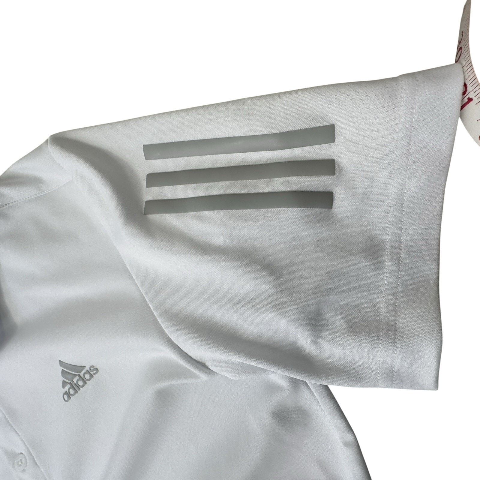 Adidas Adidas 3 Stripe Men’s Size S Button Short Sleeve Golf Shirt Size US S / EU 44-46 / 1 - 5 Thumbnail