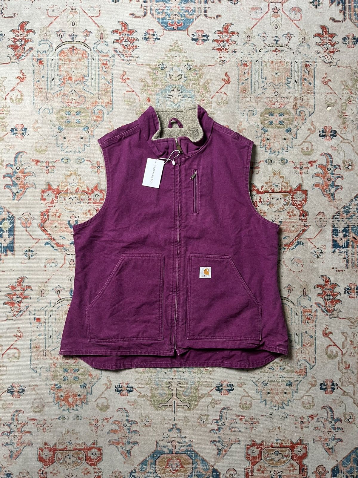Rare Color Carhartt WV001 BGP Vest Jacket Bright Purple