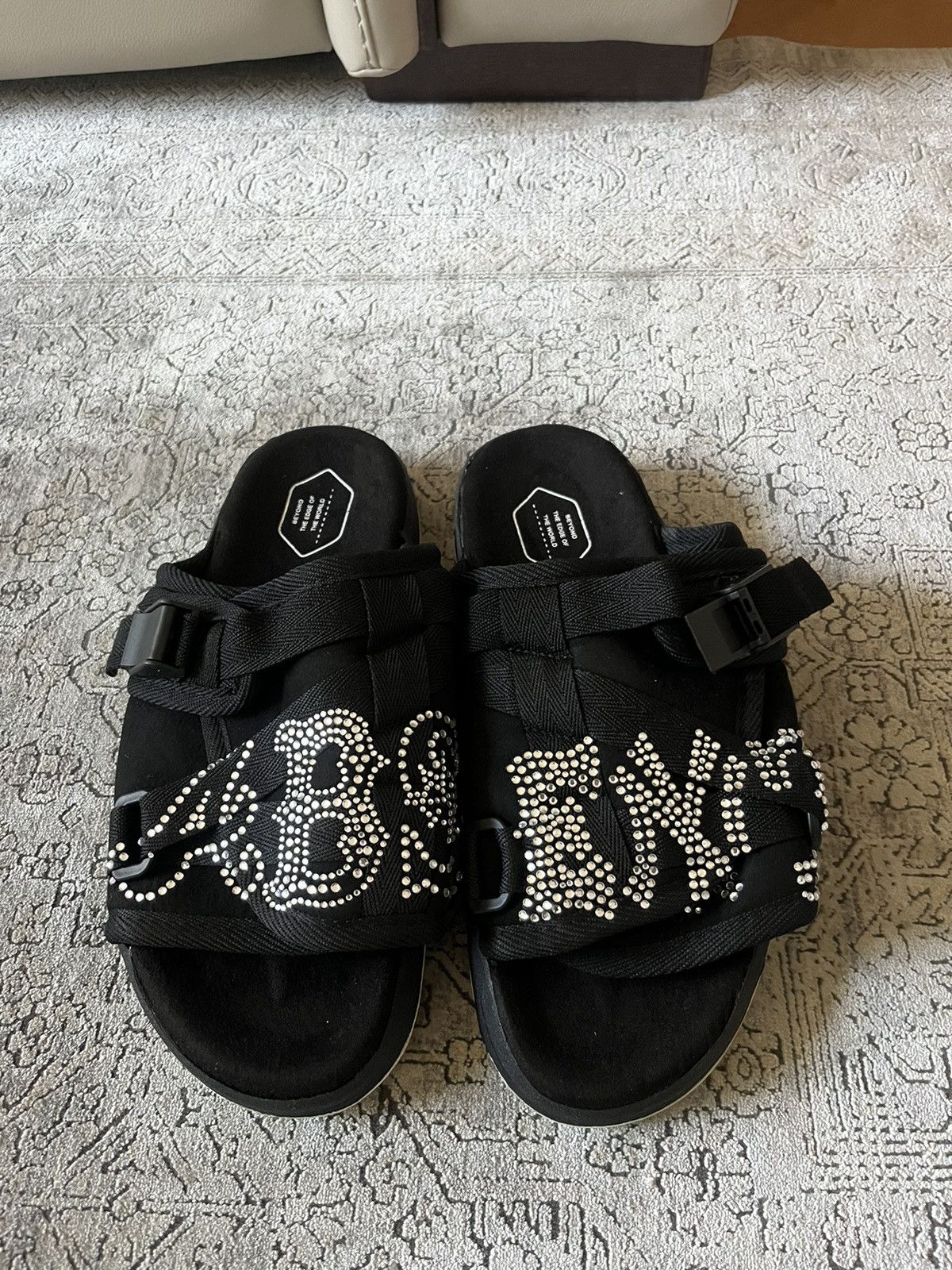 Absent Absent Rhinestone Christo Sandals Size US 7.5 / EU 40-41 - 11 Thumbnail