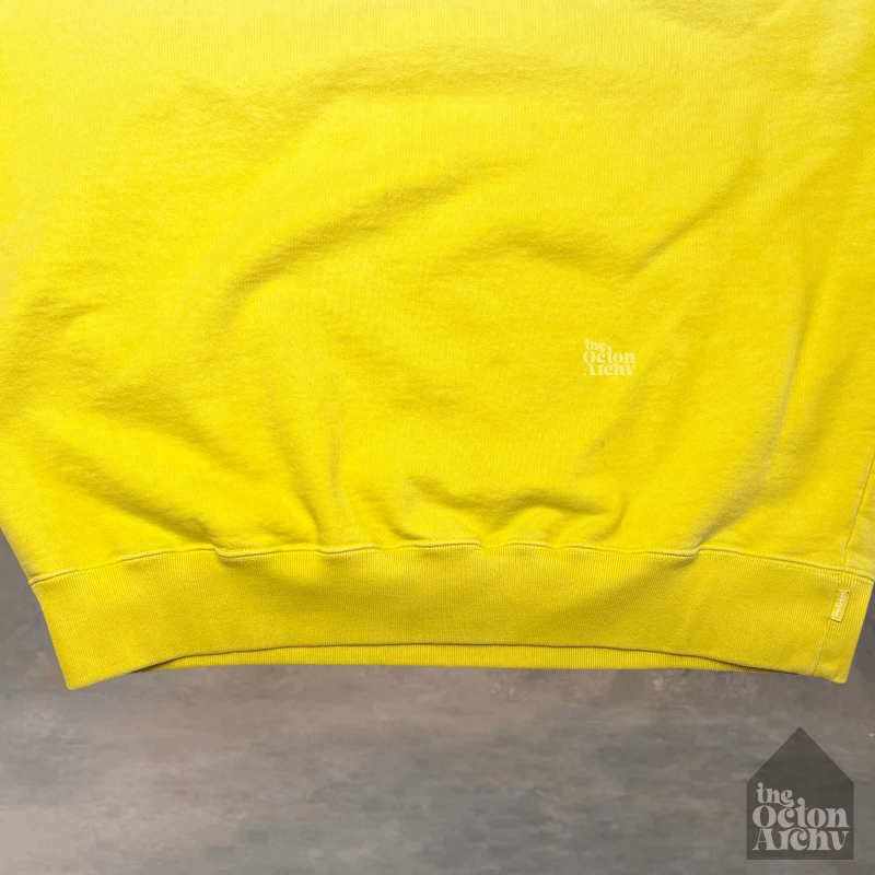 Supreme Supreme Dipped Crewneck 'Yellow' SS19 Pre-Owned Size US L / EU 52-54 / 3 - 4 Thumbnail