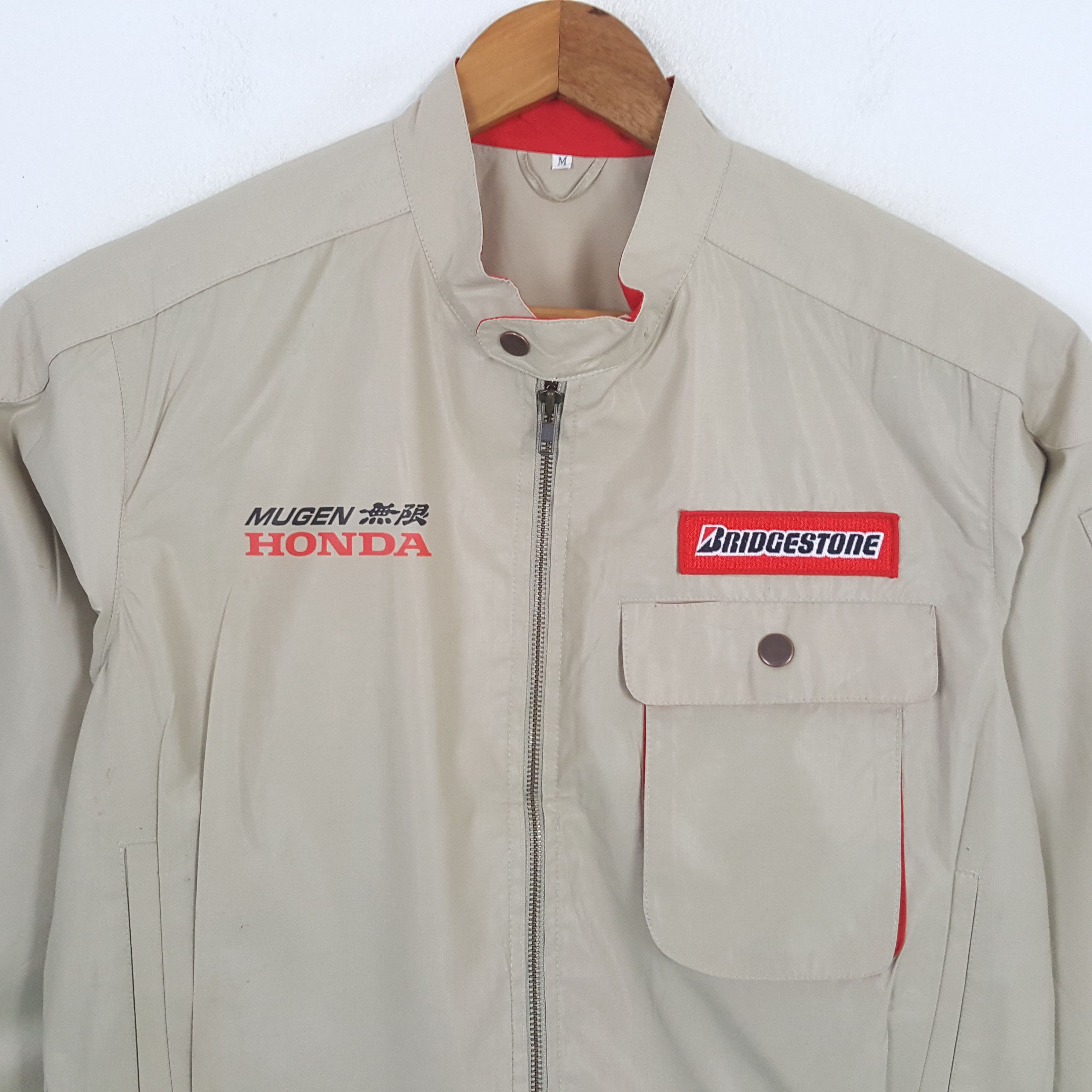Honda × Vintage Vintage BRIDGESTONE MUGEN HONDA Japanese Racing Jacket Size US M / EU 48-50 / 2 - 4 Thumbnail