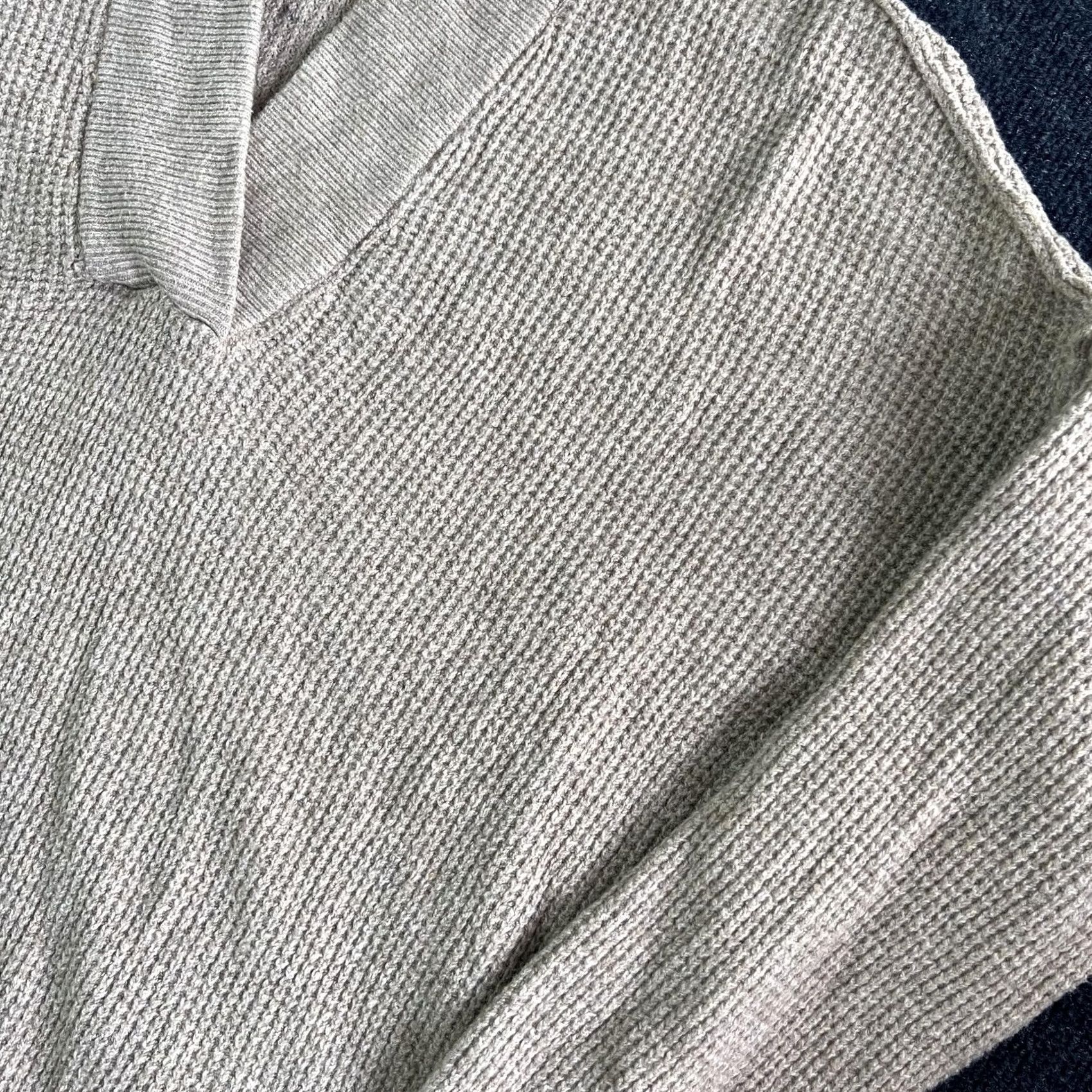 Vintage Aerie Womens Medium Beige Hooded Pullover Sweater Waffle Knit Cozy Top Size M / US 6-8 / IT 42-44 - 2 Thumbnail