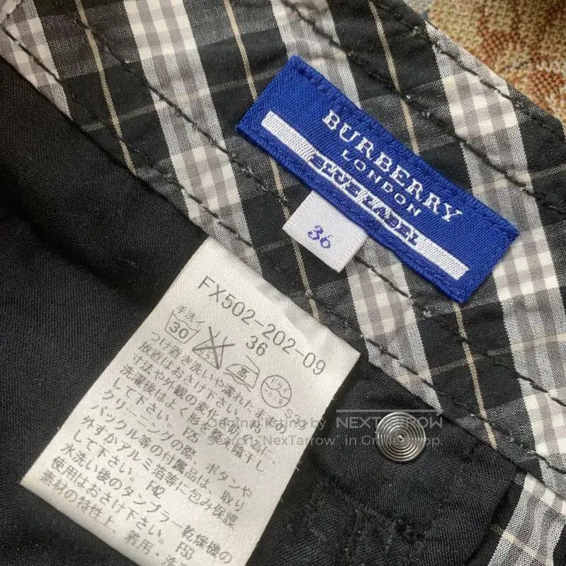 Burberry Burberry Black Cotton Women's Skirt S Size. Size 23" - 4 Thumbnail