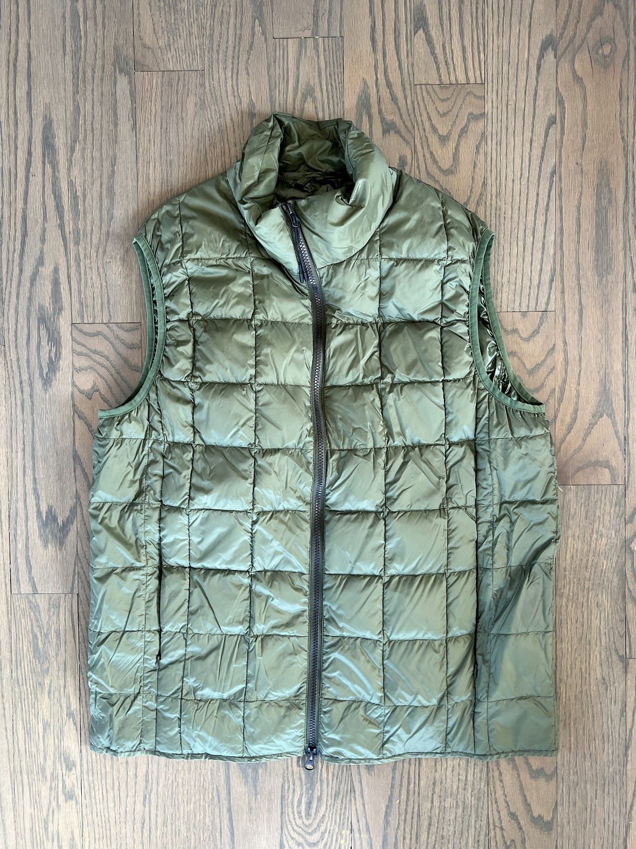 TAION TAION Green Puffer Vest Size US XL / EU 56 / 4 - 1 Thumbnail