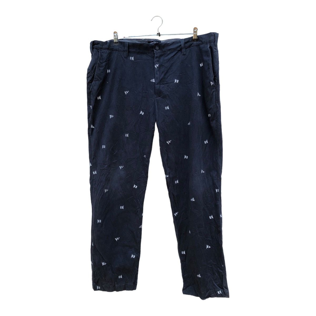 Nautica Nautica Full Print Cotton Pants Cutting Slim Size US 41 - 1 Thumbnail