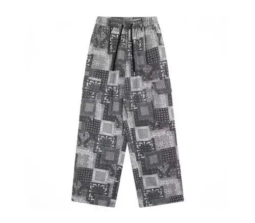 Other 20AW Indigo Union Japan Grey Bandana Paisley Relaxed Pants Size US 33 - 4 Thumbnail