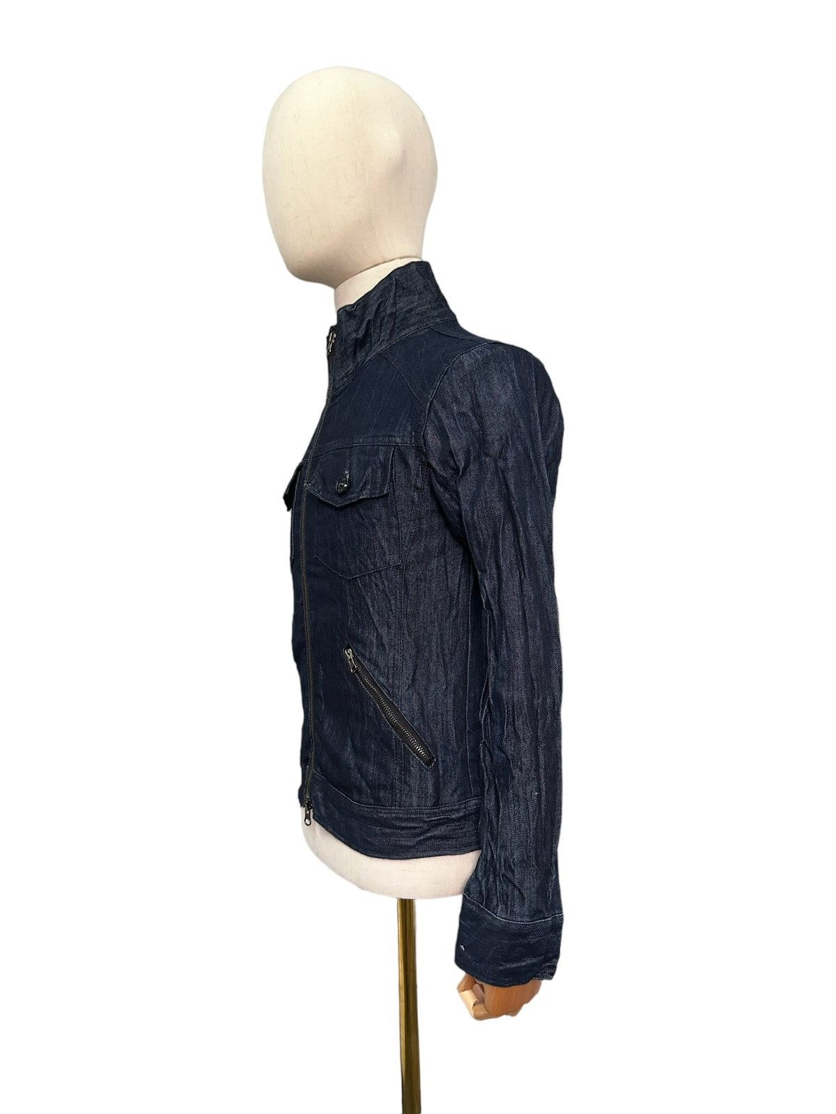 If Six Was Nine 00’s MIDAS 9 blue denim jacket Size US S / EU 44-46 / 1 - 12 Thumbnail