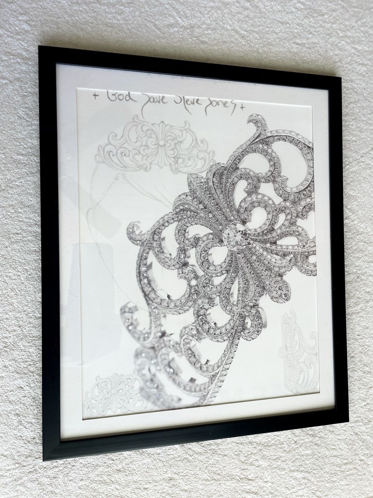 Chrome Hearts Chrome Hearts crown 9x11 Framed magazine cutout poster Size ONE SIZE - 2 Thumbnail