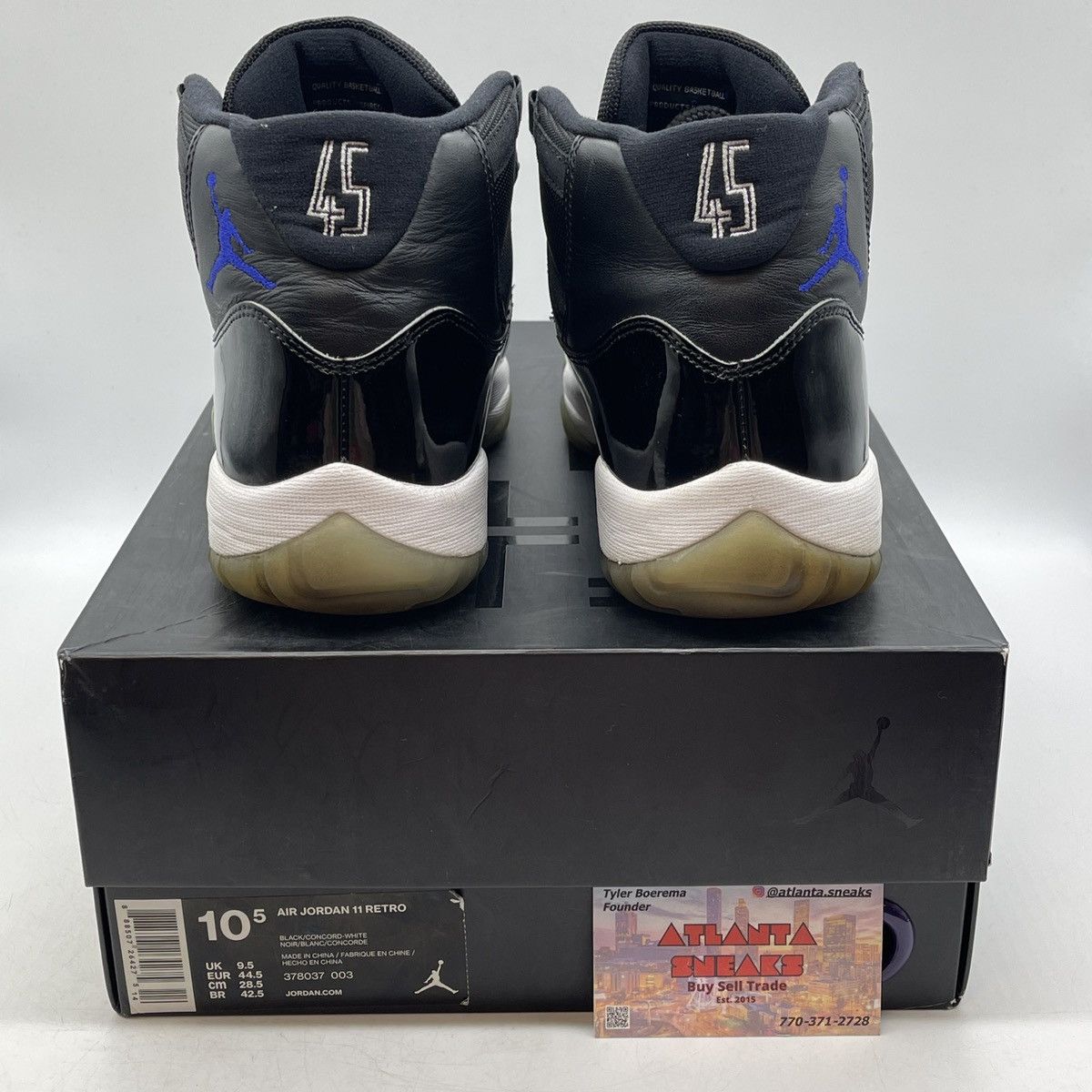 Jordan Brand Air Jordan 11 space jam Size US 10.5 / EU 43-44 - 3 Thumbnail