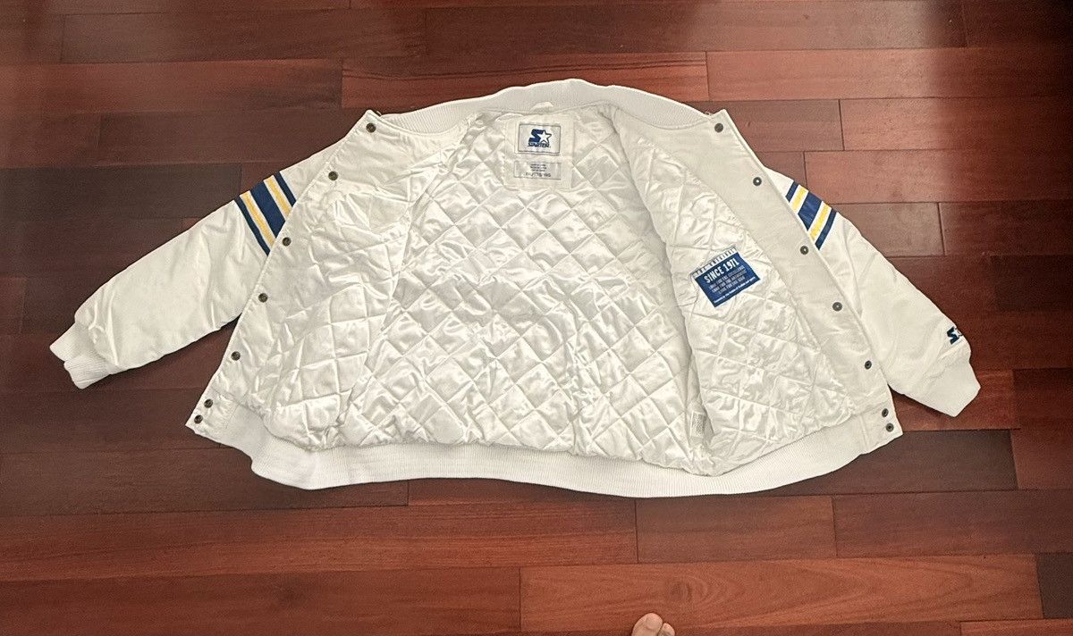 Starter Vintage STARTER Los Angeles Rams Satin Full Snap Jacket Size US XXL / EU 58 / 5 - 4 Thumbnail