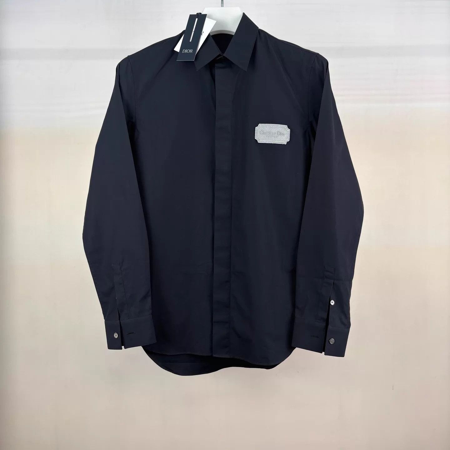 Dior Dior Embroidered Logo Long Sleeve Shirt 37 New Size US XS / EU 42 / 0 - 1 Thumbnail