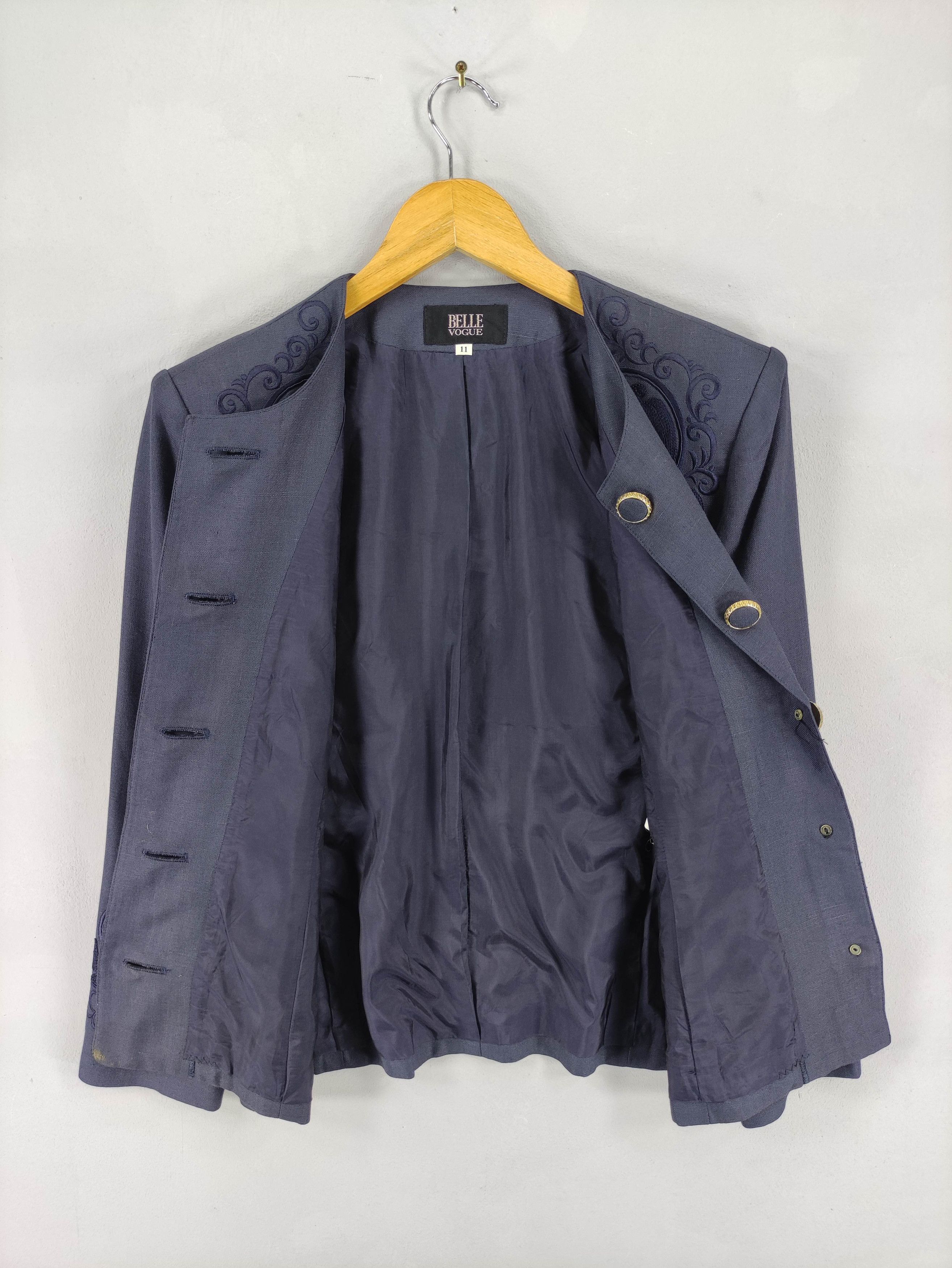 Japanese Brand Vintage Belle Vogue Embroidered Jacket Size S / US 4 / IT 40 - 6 Thumbnail