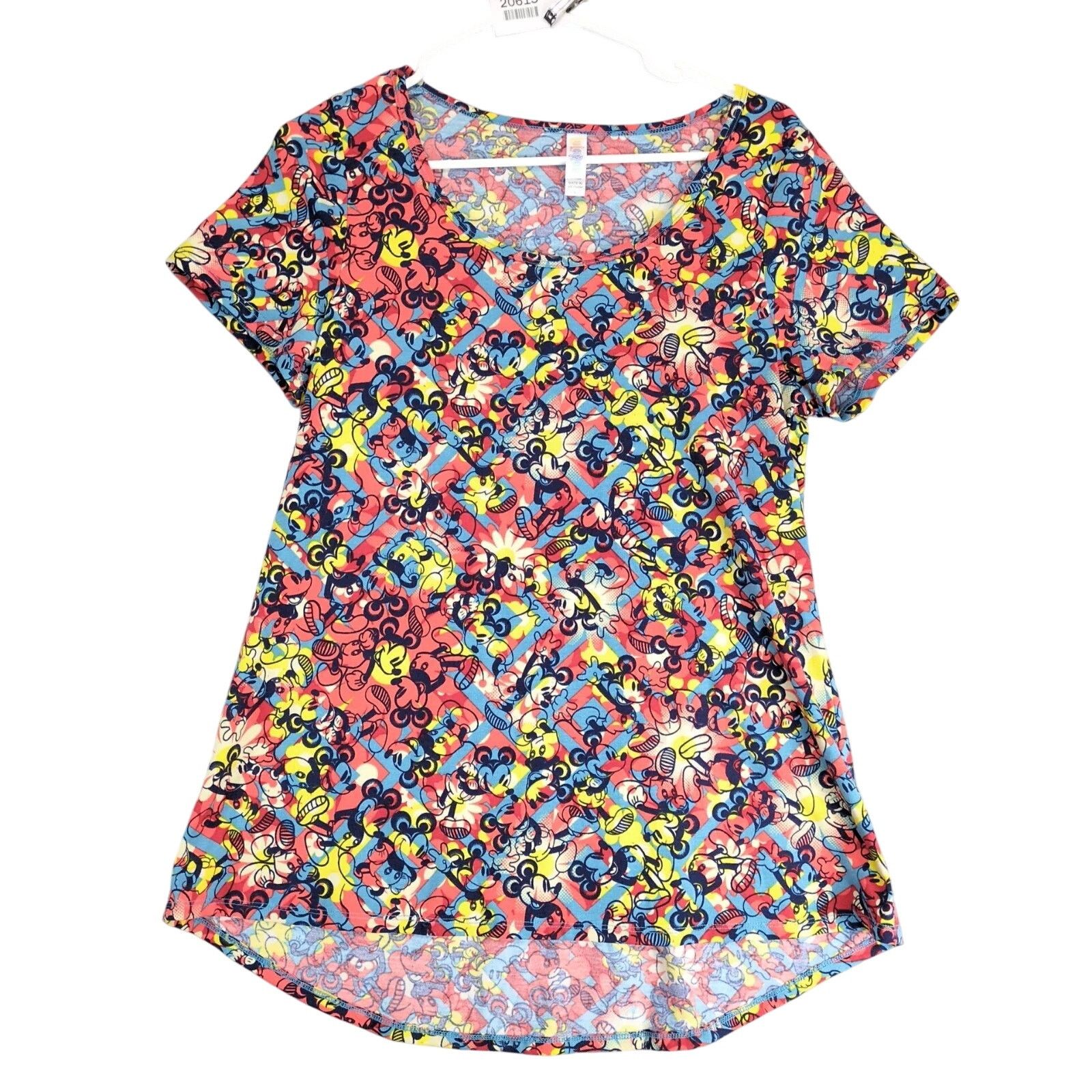 Disney Lularoe Disney Mickey Mouse Print High-Low Shirt Women's S Size S / US 4 / IT 40 - 1 Thumbnail