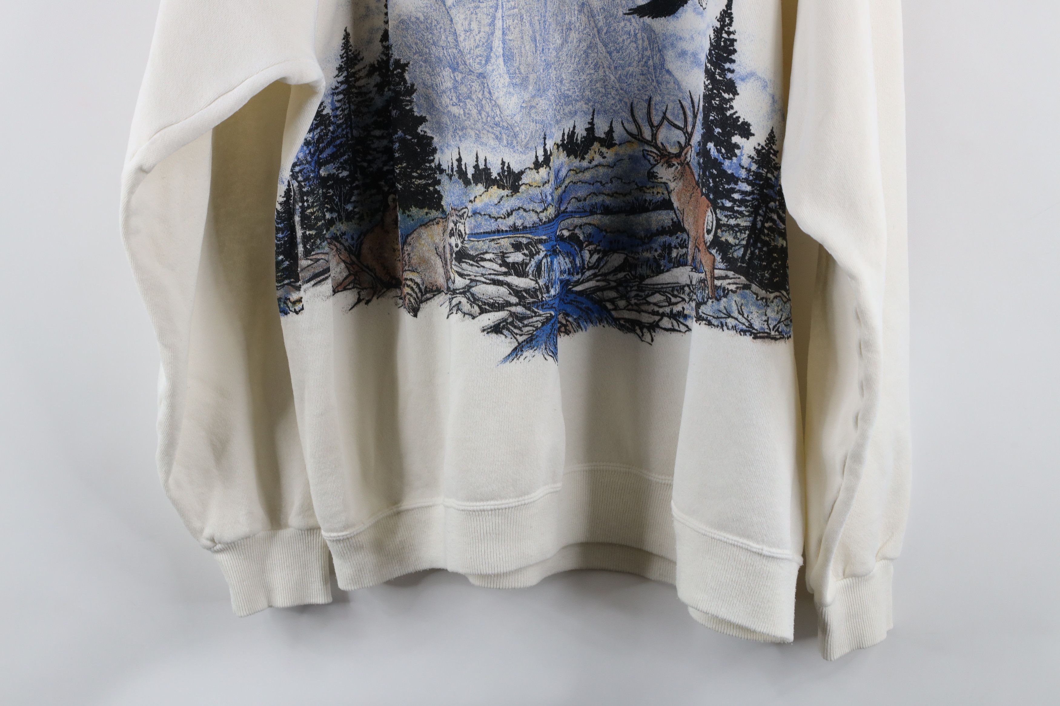Vintage Vintage 90s Streetwear All Over Print Sweatshirt USA Size US L / EU 52-54 / 3 - 12 Thumbnail
