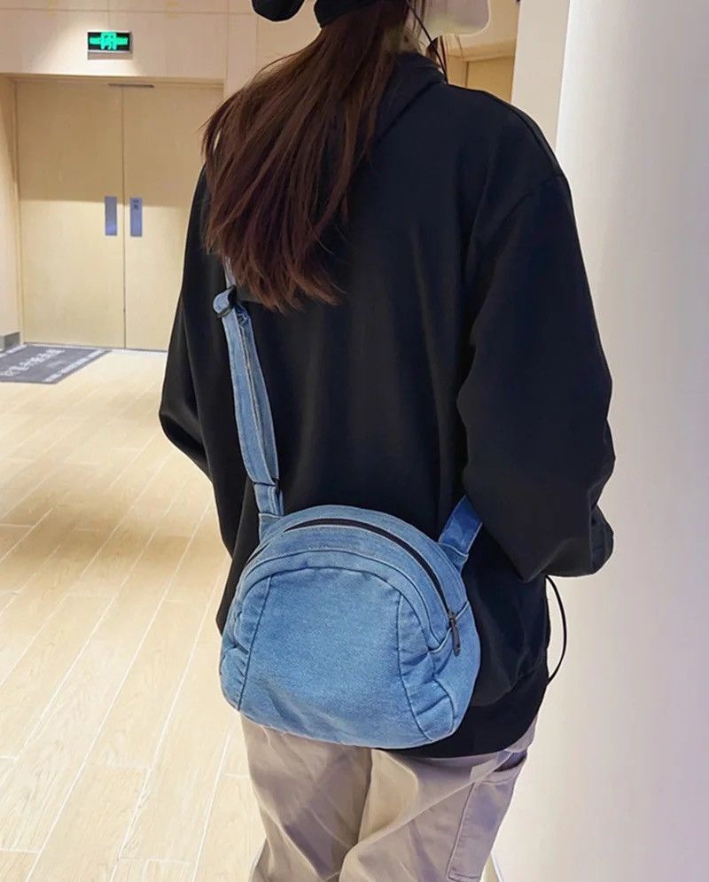 Japanese Brand Denim Shoulder Bag Size ONE SIZE - 1 Thumbnail