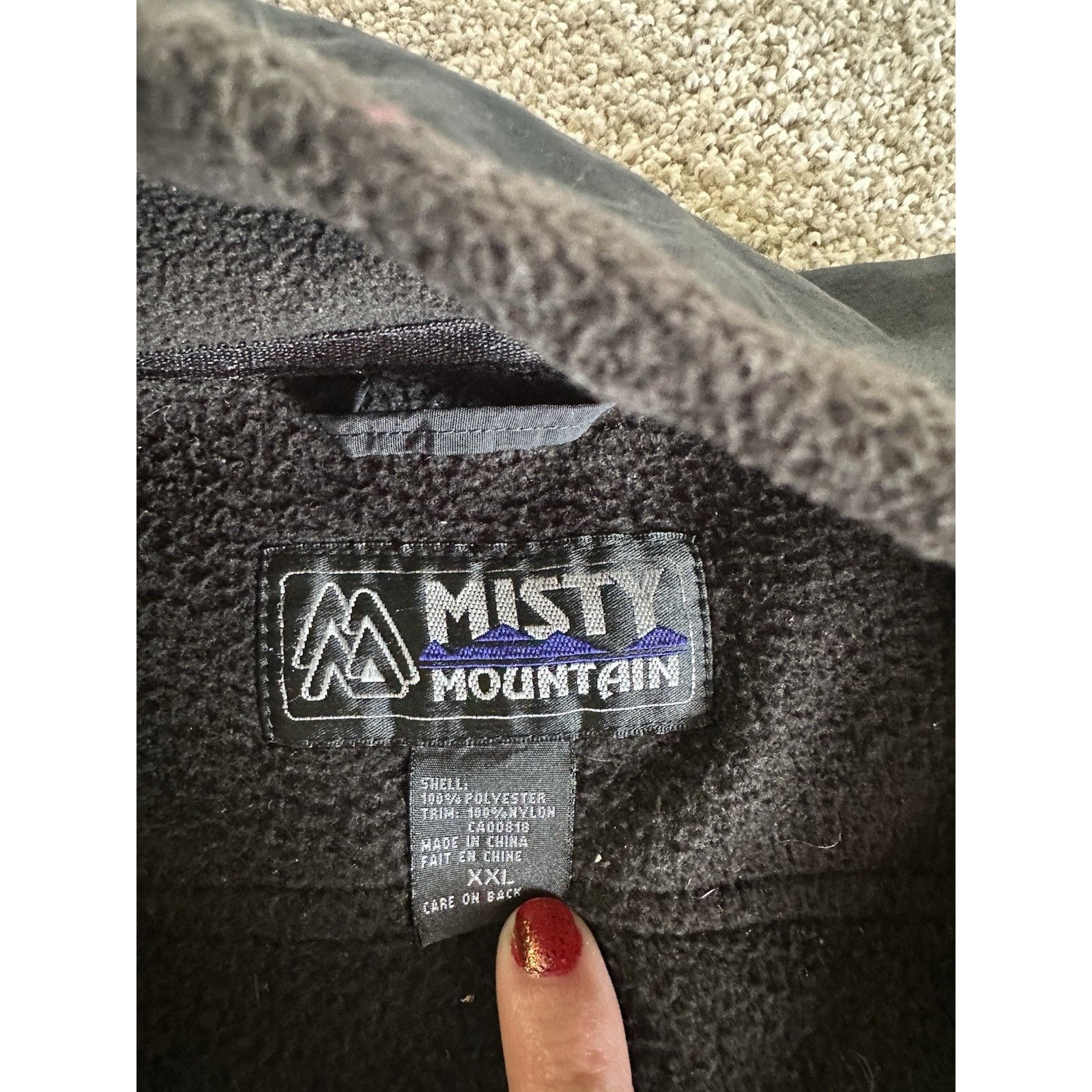 Other Misty Mountain Jacket Mens XXL BLACK Fleece Coat Size US XXL / EU 58 / 5 - 5 Thumbnail