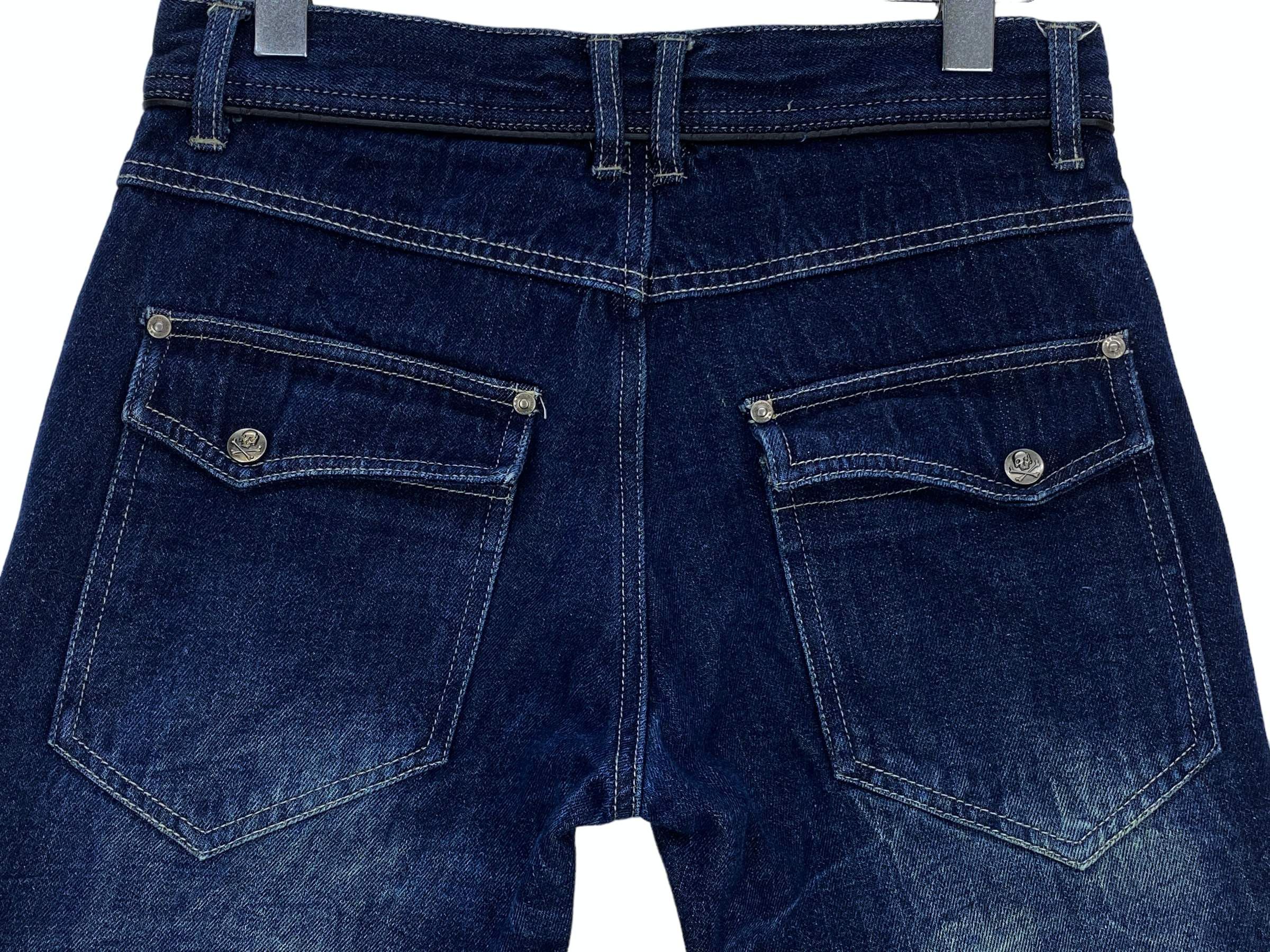 Japanese Brand Double Focus Cargo Jeans Multipocket Jeans Bondage Jeans Size US 29 - 9 Thumbnail