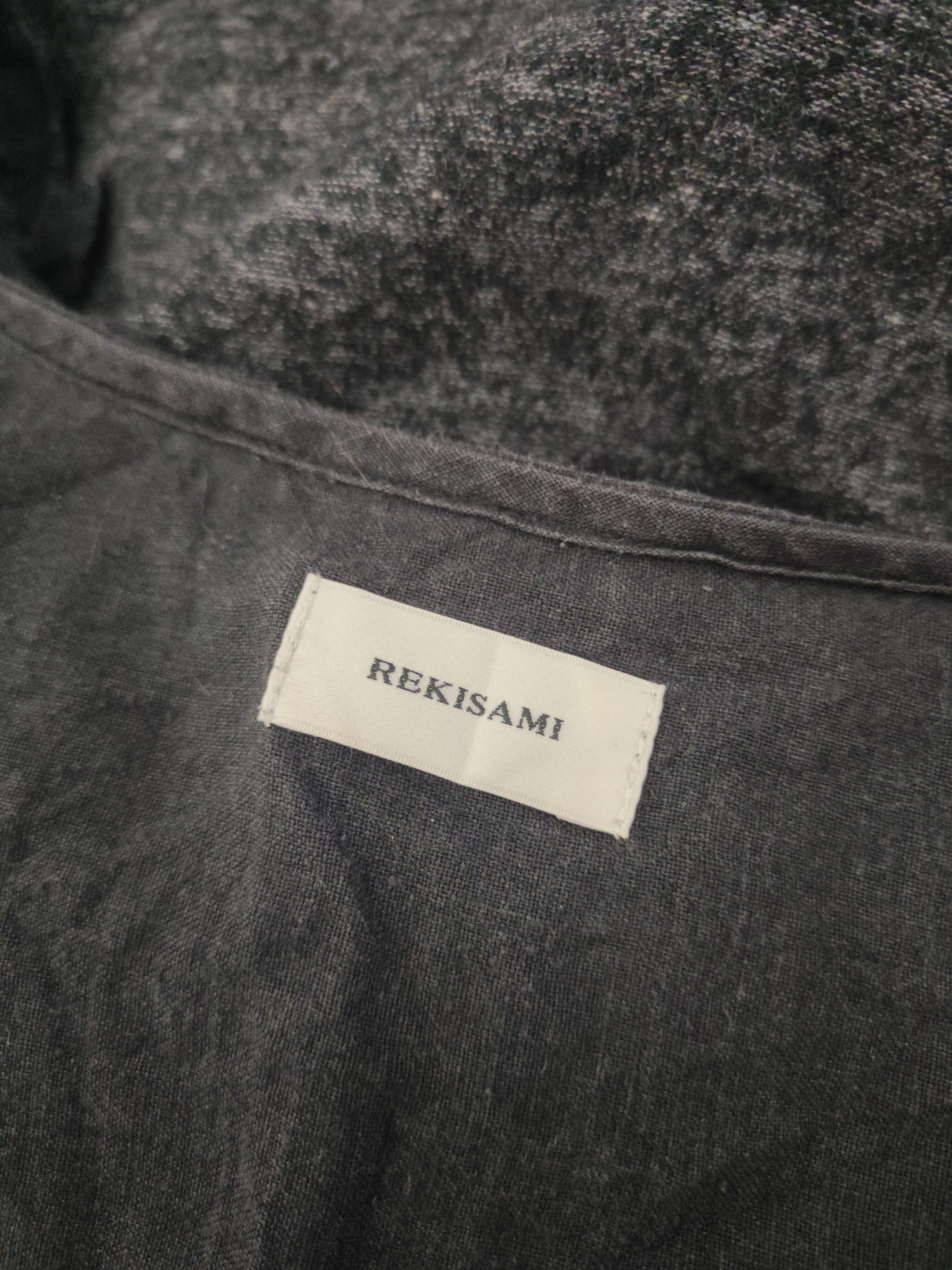 Japanese Brand × Vintage Vintage & Luxury Design Rekisama Black Blouses Size M / US 6-8 / IT 42-44 - 12 Thumbnail