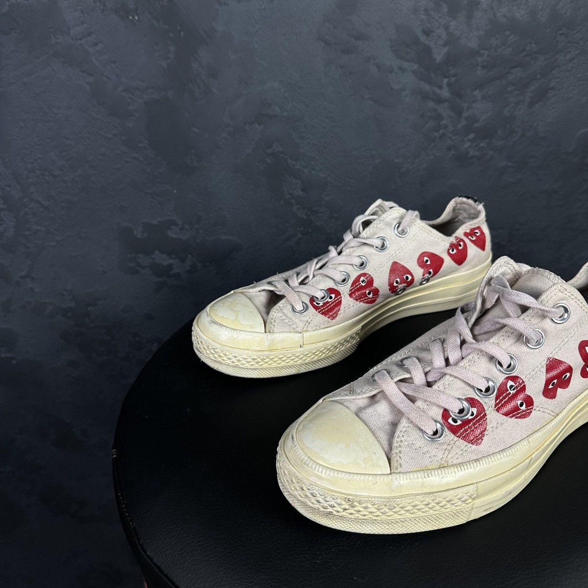 Comme des Garcons Comme Des Garcons Play Converse Chucks All Star Multi Heart Size US 6.5 / IT 36.5 - 2 Thumbnail
