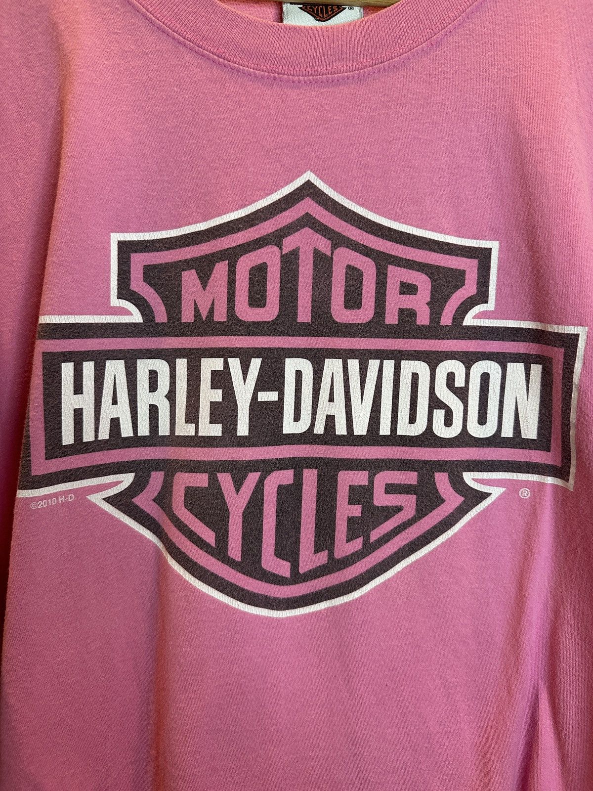 Harley Davidson RARE* VTG Harley Davidson Breast Cancer Cure Wisconsin Shirt Size US XL / EU 56 / 4 - 3 Thumbnail