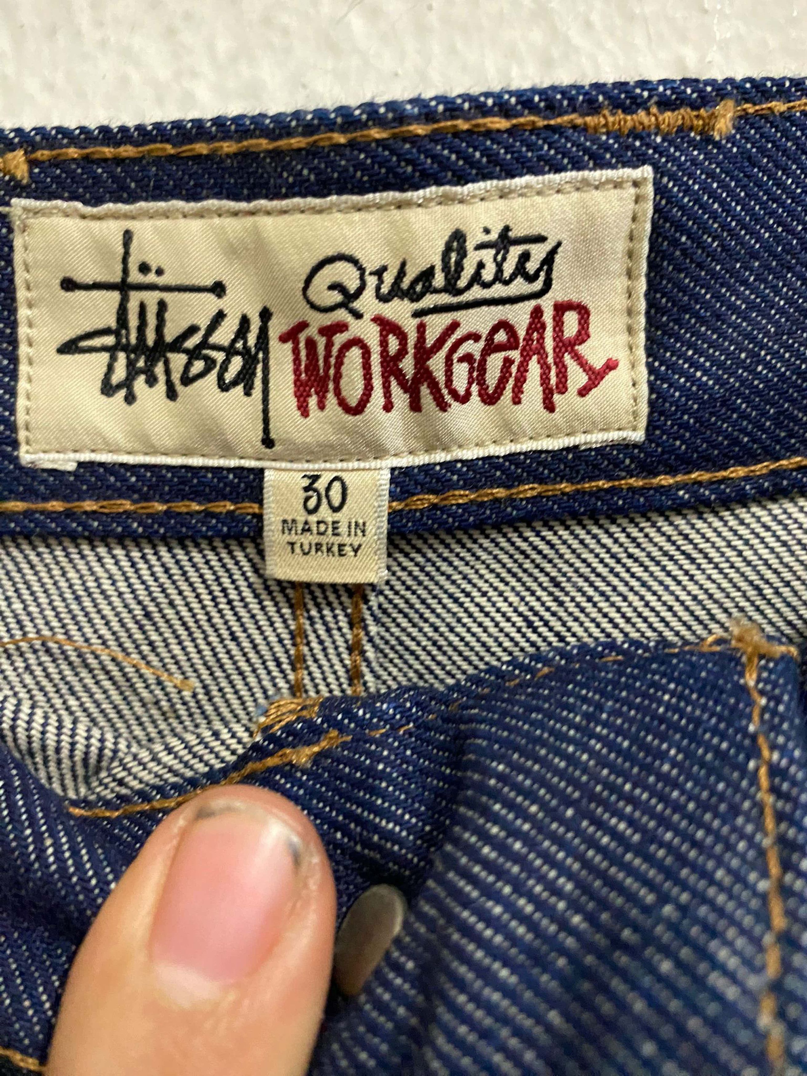 Stussy Stussy Workwear-Style Indigo Jeans Size US 30 / EU 46 - 8 Thumbnail