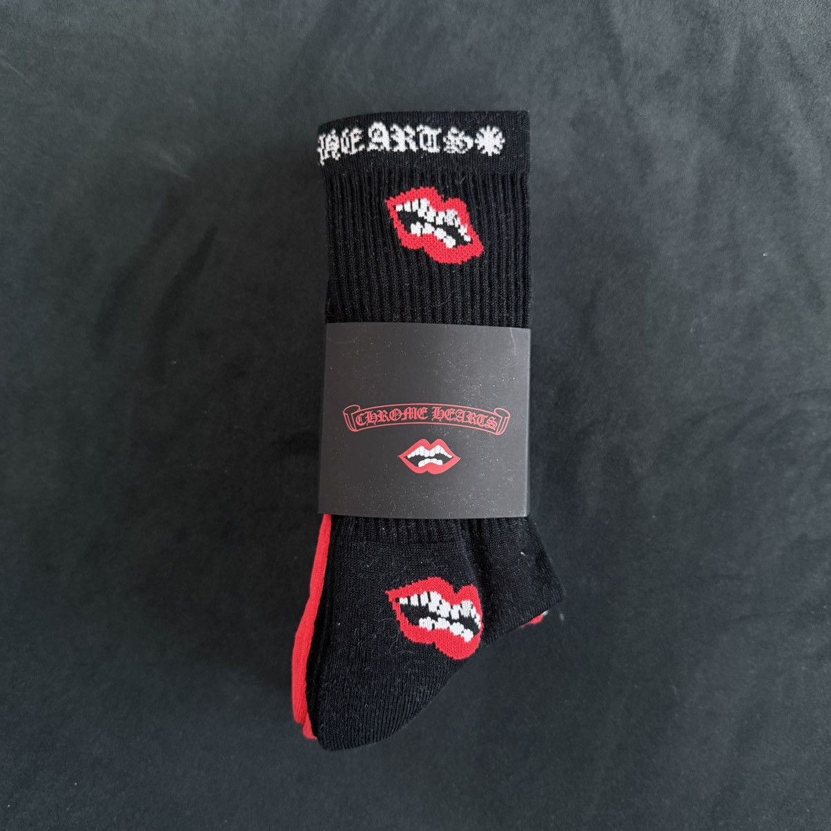 Chrome Hearts Woman's Sport Sock Medium Black | Grailed