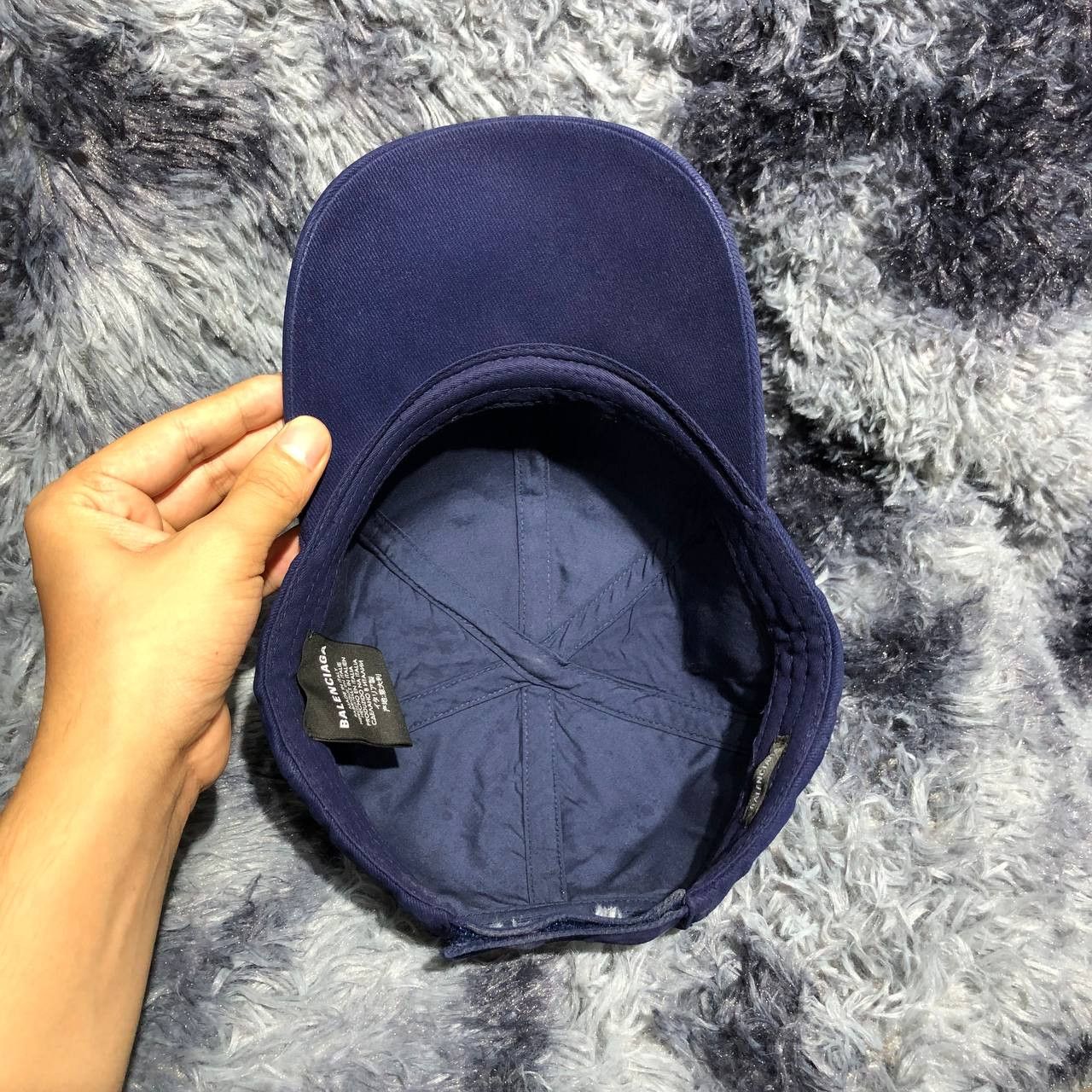 Balenciaga Balenciaga Visor Embroidered logo cap Size ONE SIZE - 7 Thumbnail