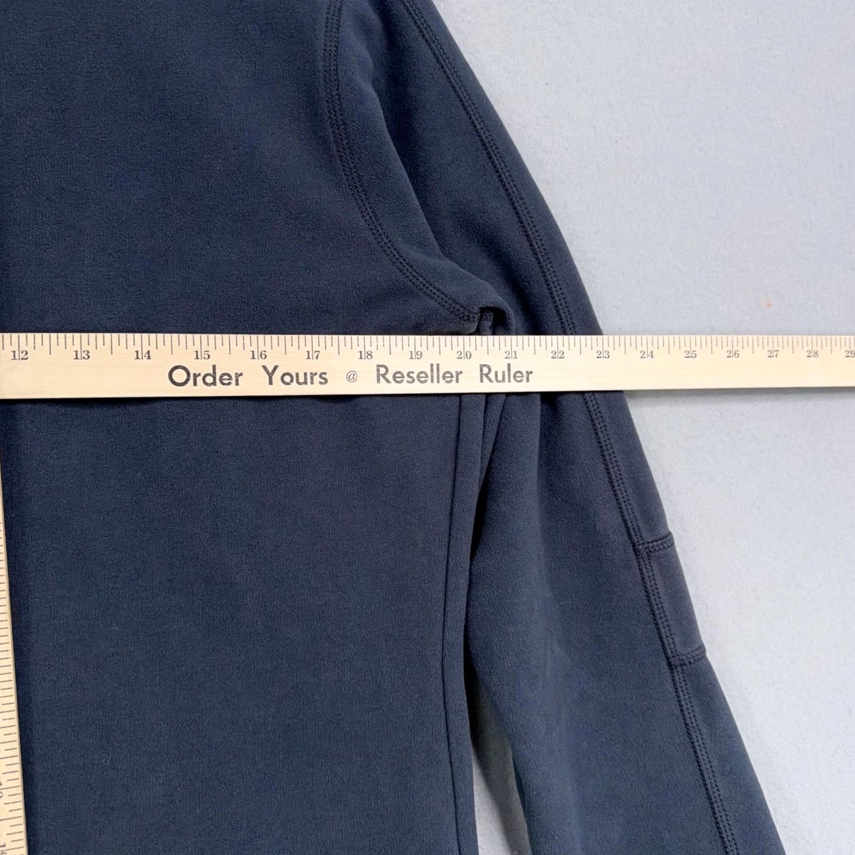 Bally Zorrel Ally Pullover Womens Large Gray Fleece 1/4 Zip Mock Neck Pockets Size L / US 10 / IT 46 - 6 Thumbnail
