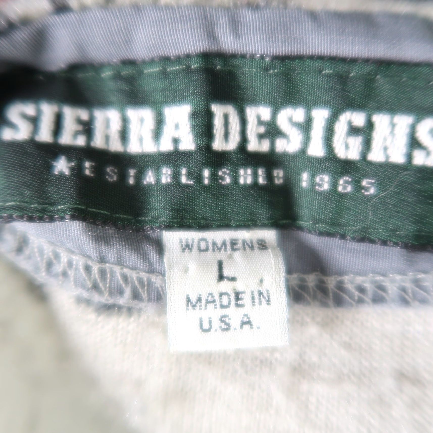 Sierra Designs VINTAGE Sierra Designs Floral Fleece Zip Jacket Women's L Cream Black 90s Bohemian Size L / US 10 / IT 46 - 5 Thumbnail