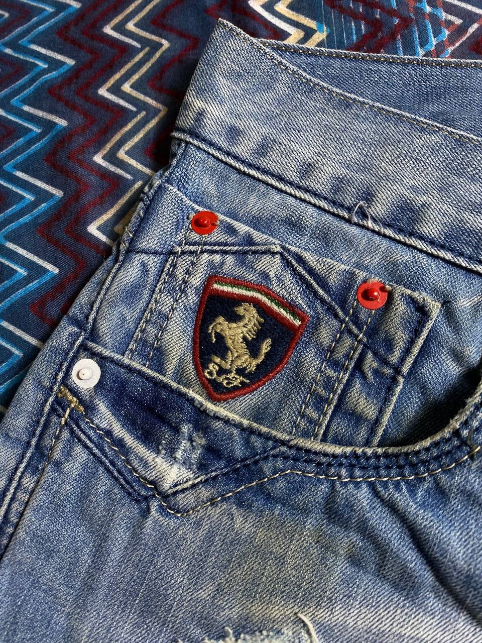 Ferrari Ferrari vintage jeans blue denim pants Size US 30 / EU 46 - 4 Thumbnail
