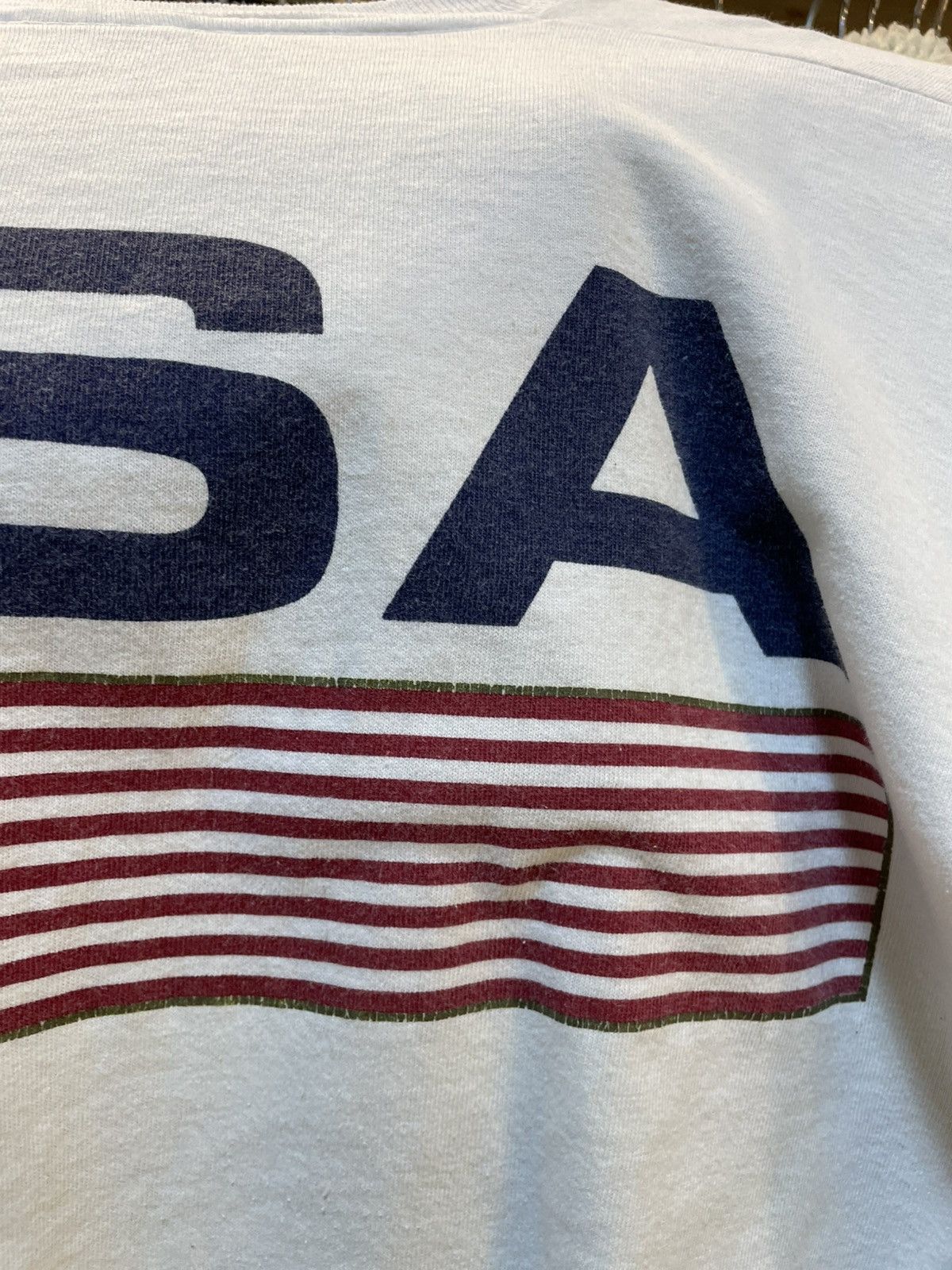 Nike Vintage Nike USA Big Flag 90s Tee Size US L / EU 52-54 / 3 - 9 Thumbnail