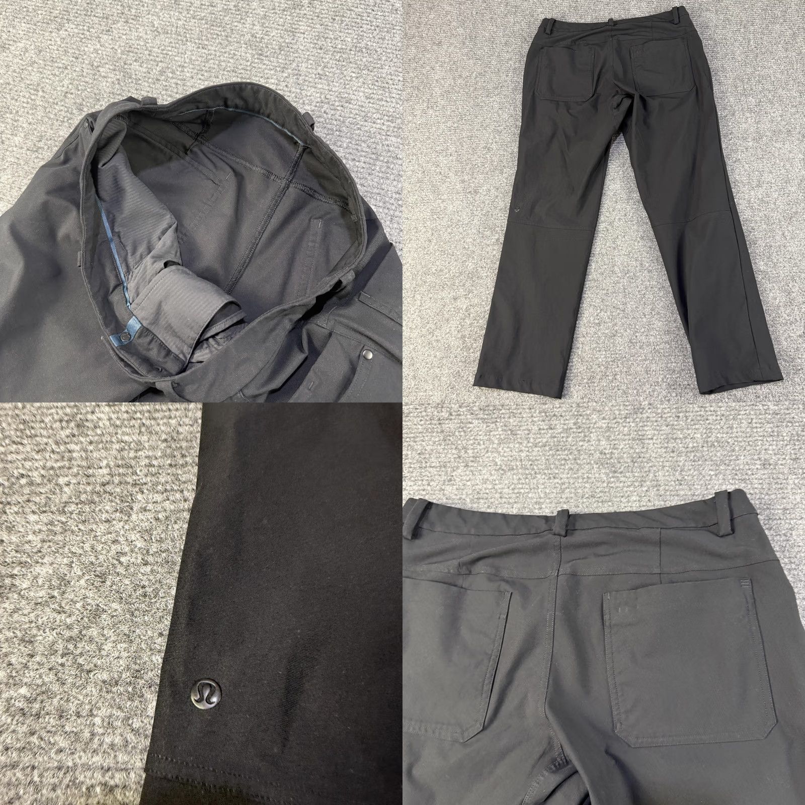 Lululemon Lululemon Pants Mens Black 34 34x30 Athletic Casual Commuter 5 Pocket Stretch Size US 34 / EU 50 - 8 Thumbnail