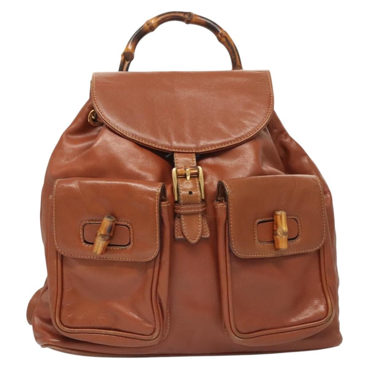 Gucci Gucci Bamboo backpack Size ONE SIZE - 1 Thumbnail