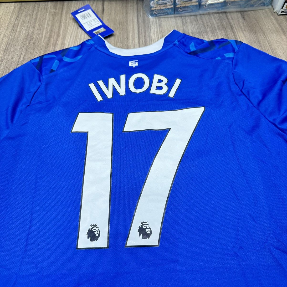 Hummel Everton 19/20 home shirt #17 Iwobi (bnwt) Size US XL / EU 56 / 4 - 5 Thumbnail
