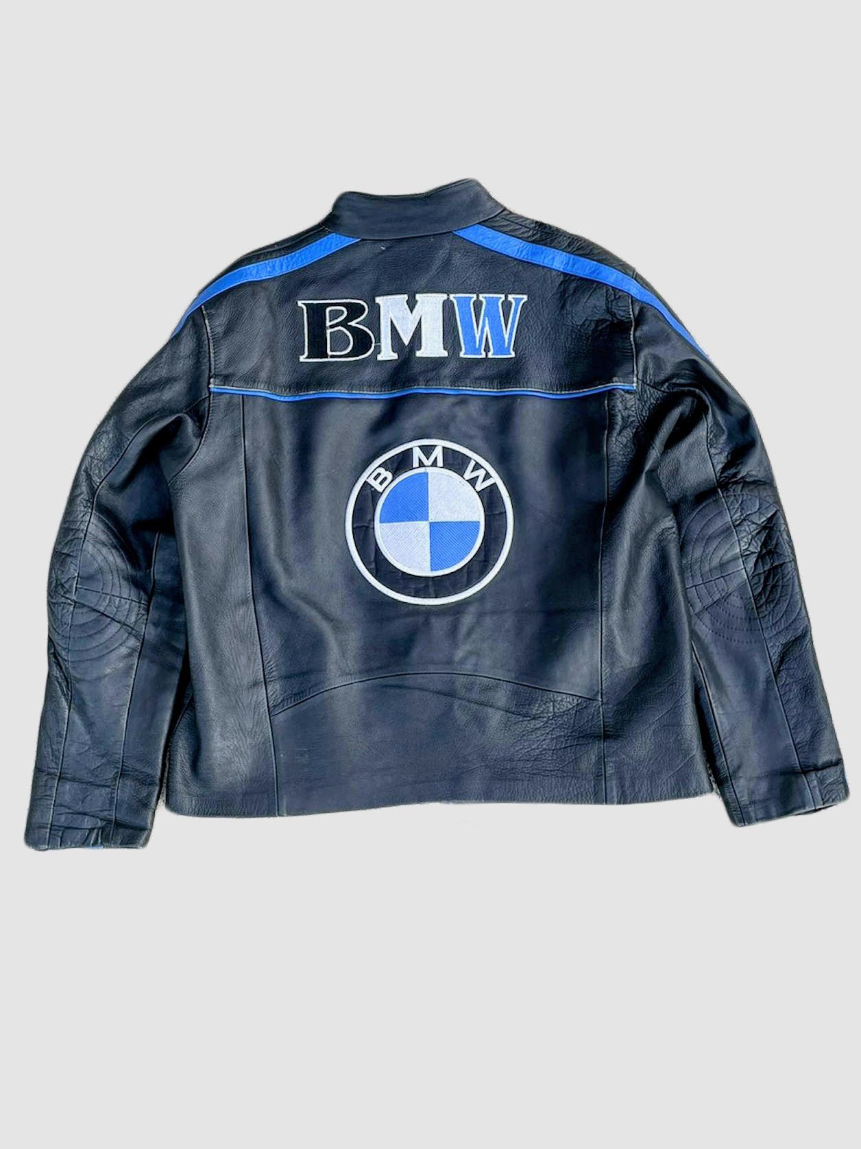 BMW BLACK BIKER BMW BIKER LEATHER JACKET RACING Size US XL / EU 56 / 4 - 2 Thumbnail