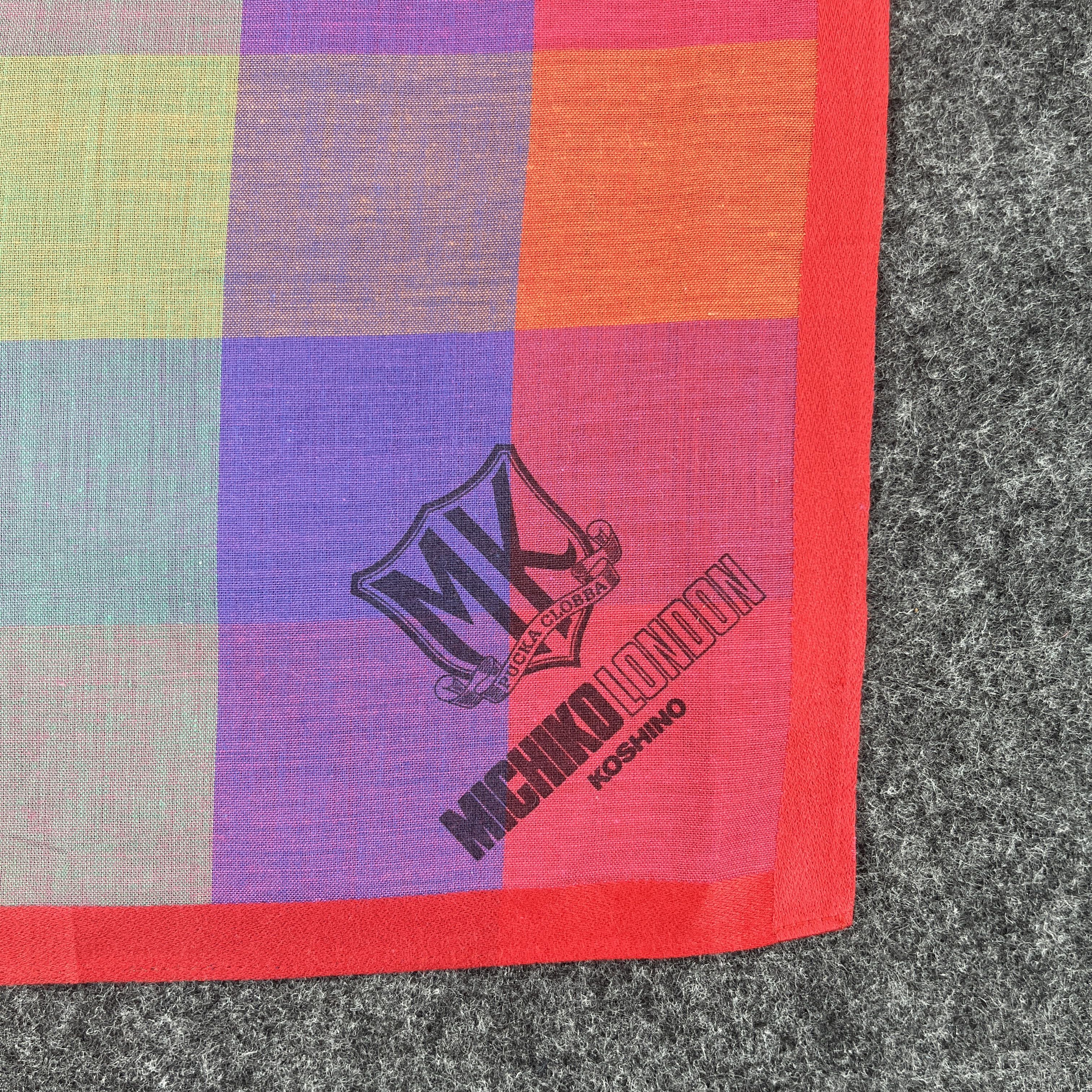 Michiko Koshino × Vintage Michiko Koshino Handkerchief / Bandana / Neckerchief B195 Size ONE SIZE - 3 Thumbnail