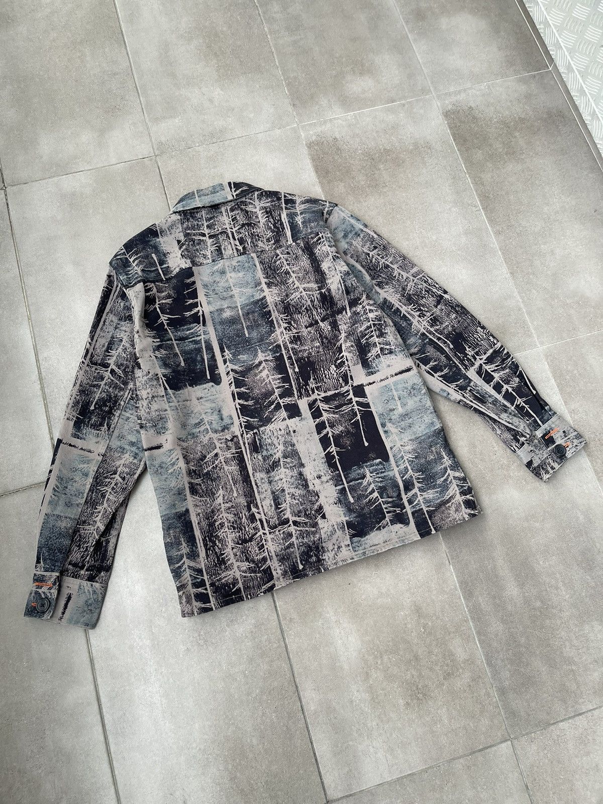 Paul Smith !DS! FW22 Paul Smith Grey Forest Summer Overshirt Jacket Size US M / EU 48-50 / 2 - 15 Thumbnail